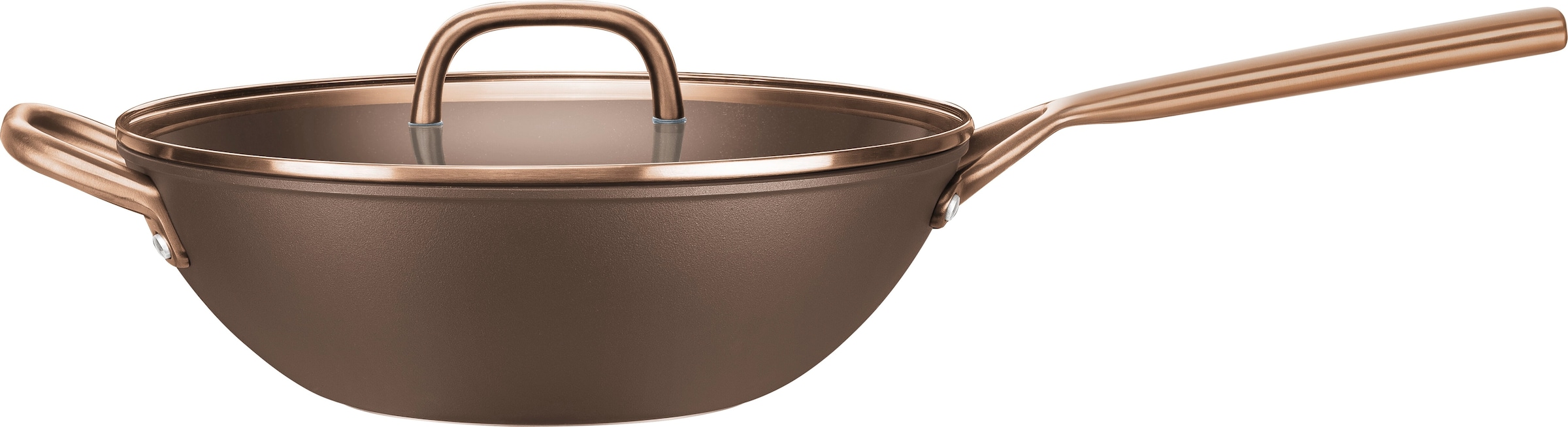 Zwilling Wok »Milano« Aluminium 1 tlg. Keramik-Antihaftbeschichtung, Induktion, Made in Italy