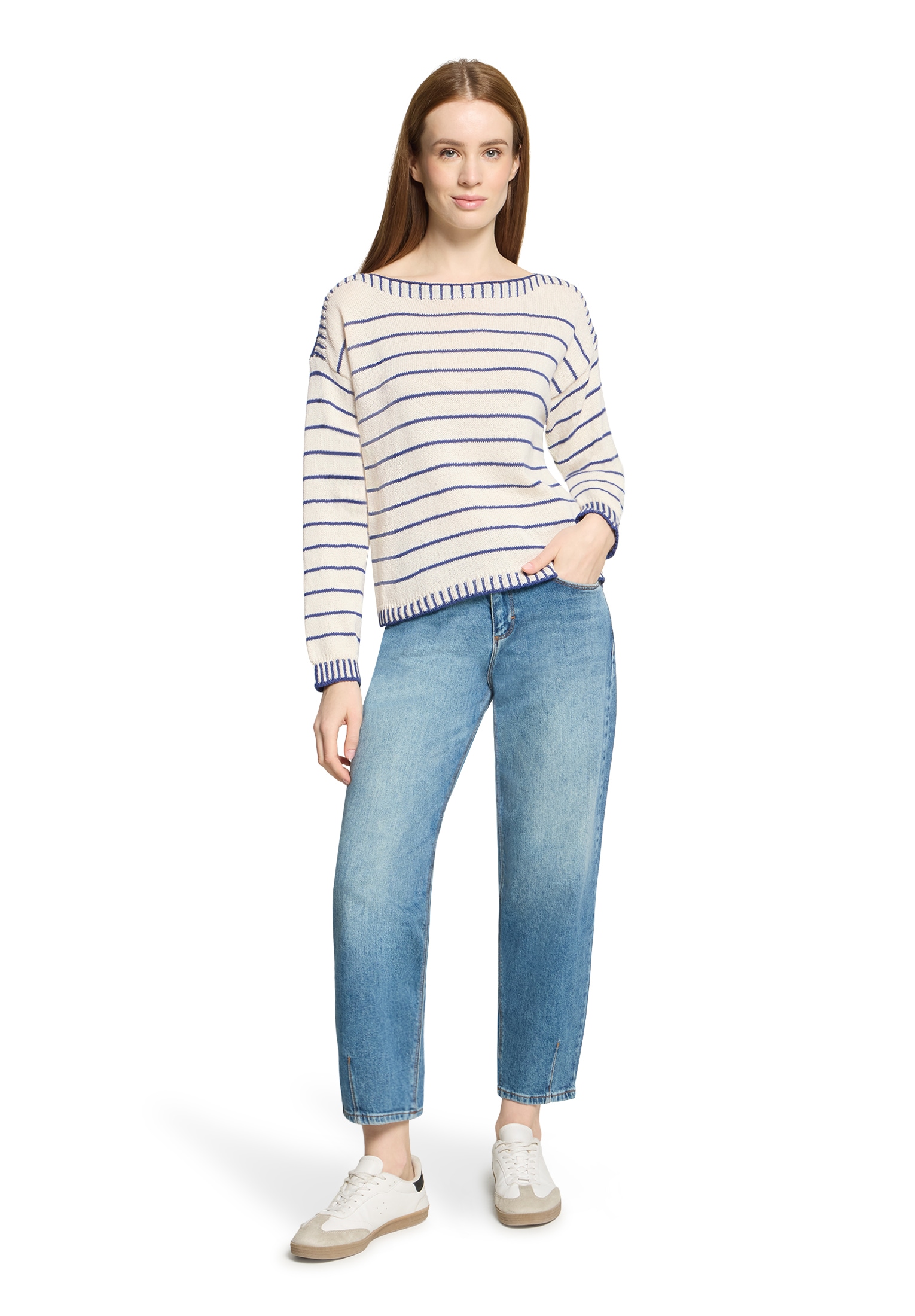 Cartoon Strickpullover »Strickpullover mit U-Boot-Ausschnitt«