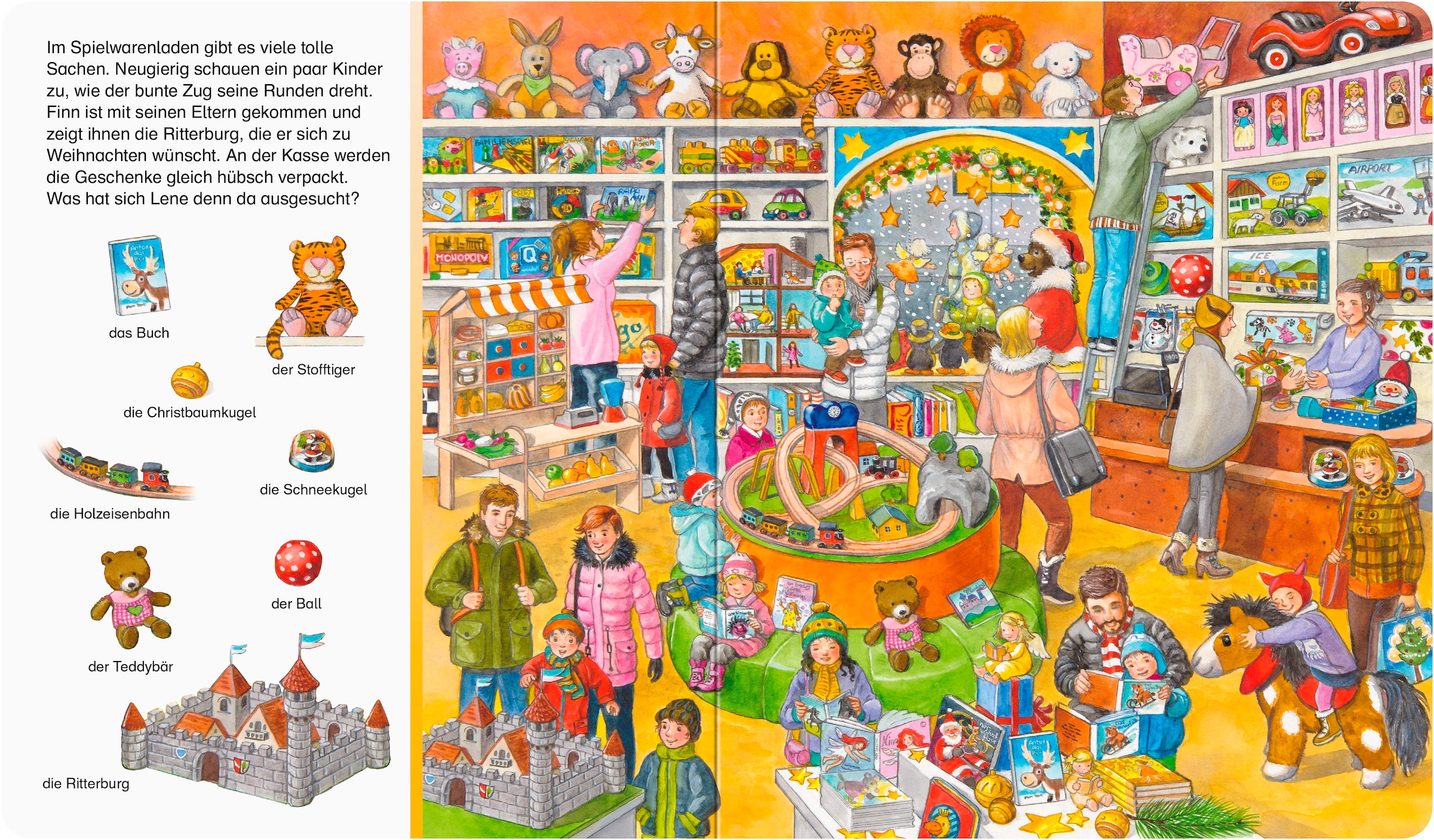 Ravensburger Buch »Pappbilderbuch, Sachen suchen: Frohe Weihnachten«
