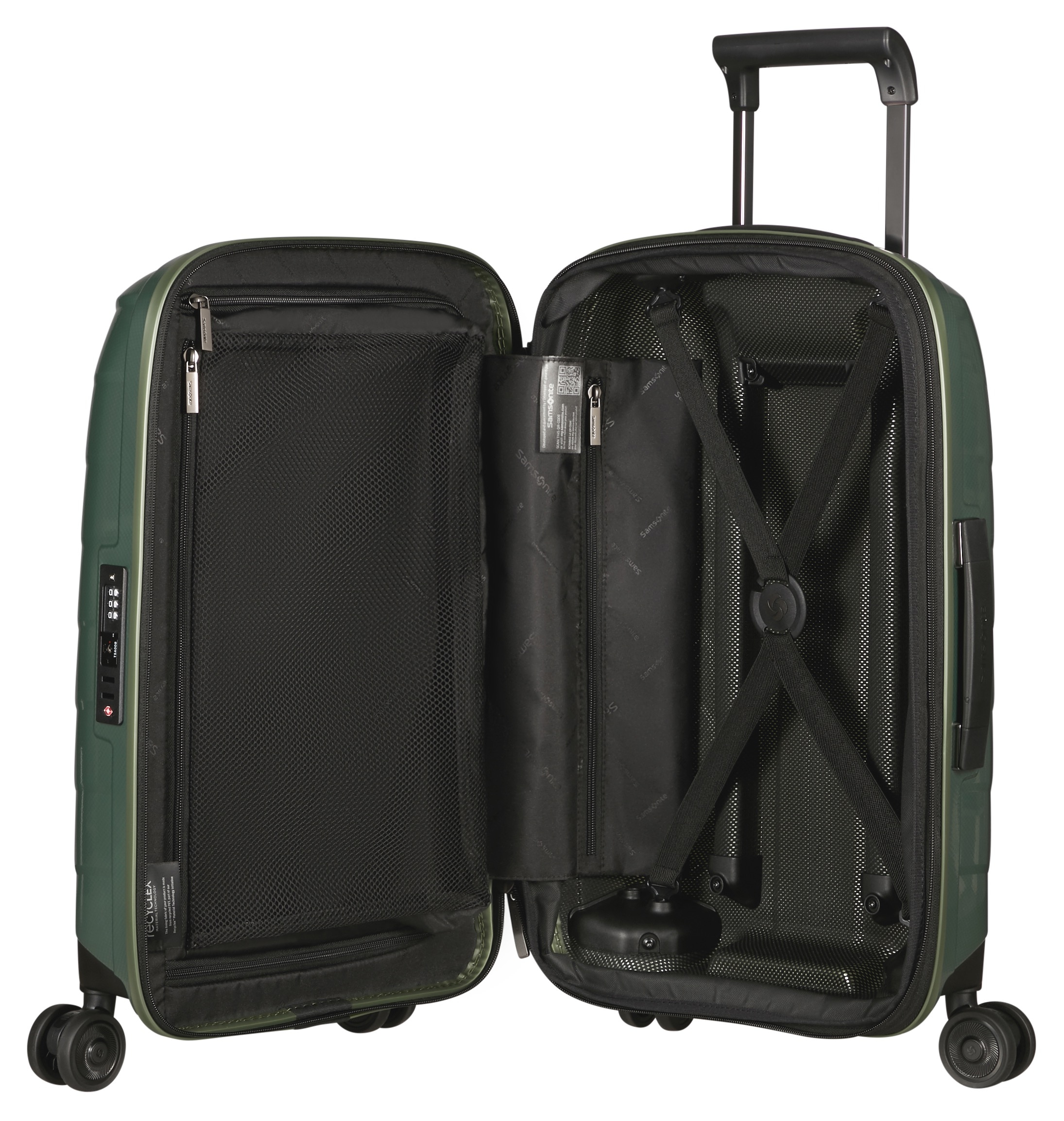 Samsonite Hartschalen-Trolley »ATTRIX, verschiedene Größen und Farben« 38 l 4 Rollen Hartschalen-Koffer Reisegepäck TSA-Schloss Volumenerweiterung bei S