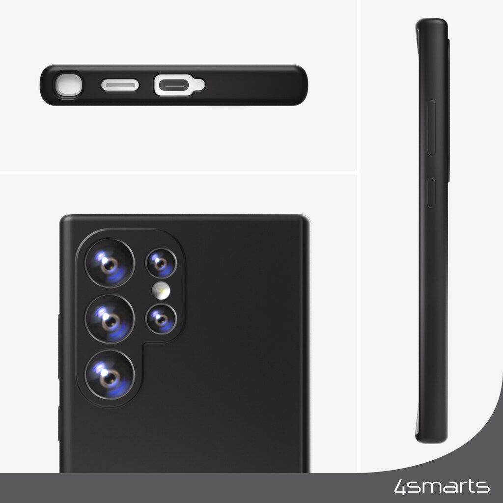 4smarts Handyhülle »Silikon Case Cupertino für Samsung Galaxy S24 Ultra«