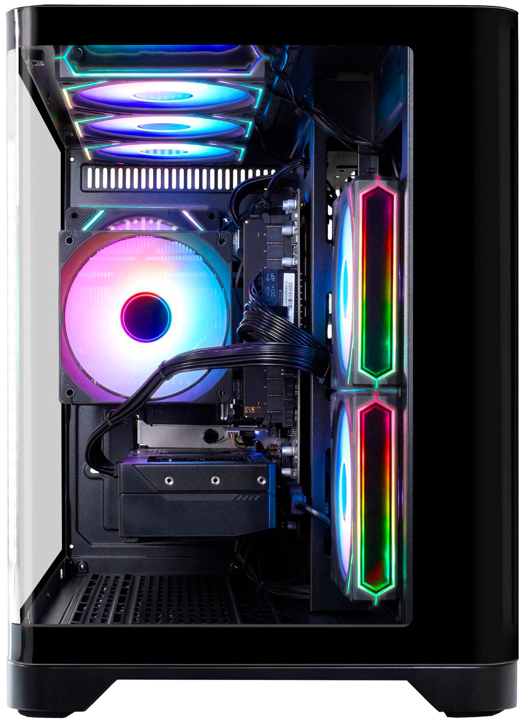 GAMEMAX Gaming-PC-Komplettsystem »MegaDeal HYPE-M BK 2869 AMD Ryzen 7 5700X 16GB 1TB SSD RTX 5060« 32 ″ AMD Ryzen 7 GeForce RTX 5060 16 GB RAM 1.000 GB SSD Windows 11 + MSI MAG 32C6X Curved Monitor 80cm (32")