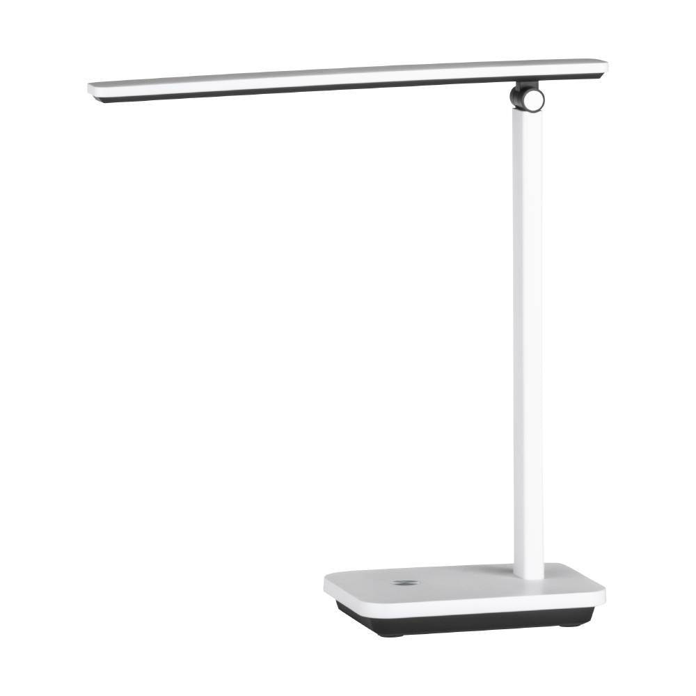 EGLO Tischleuchte »INIESTA LED Tischlampe, weiß-schwarz, Touchsensor, dimmbar, USB«, 1 flammig, Leuchtmittel LED-Modul | LED fest integriert, Leselampe, Schreibtischlampe, 3-step CCT, Kopf verstellbar, 33x35x35cm
