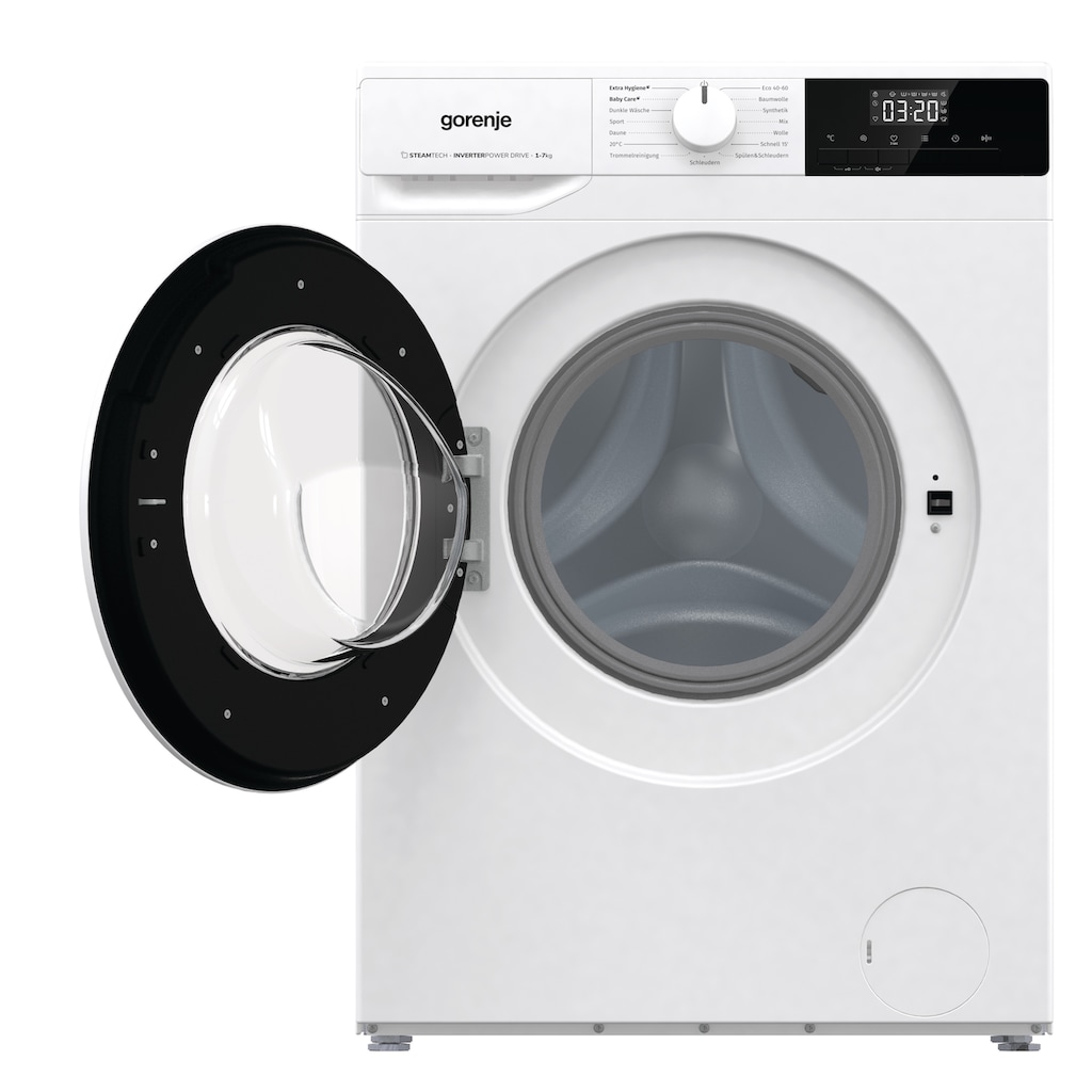 GORENJE Waschmaschine, WNHPI74SCPS/DE, 7 kg, 1400 U/min, Quick 17´Programm