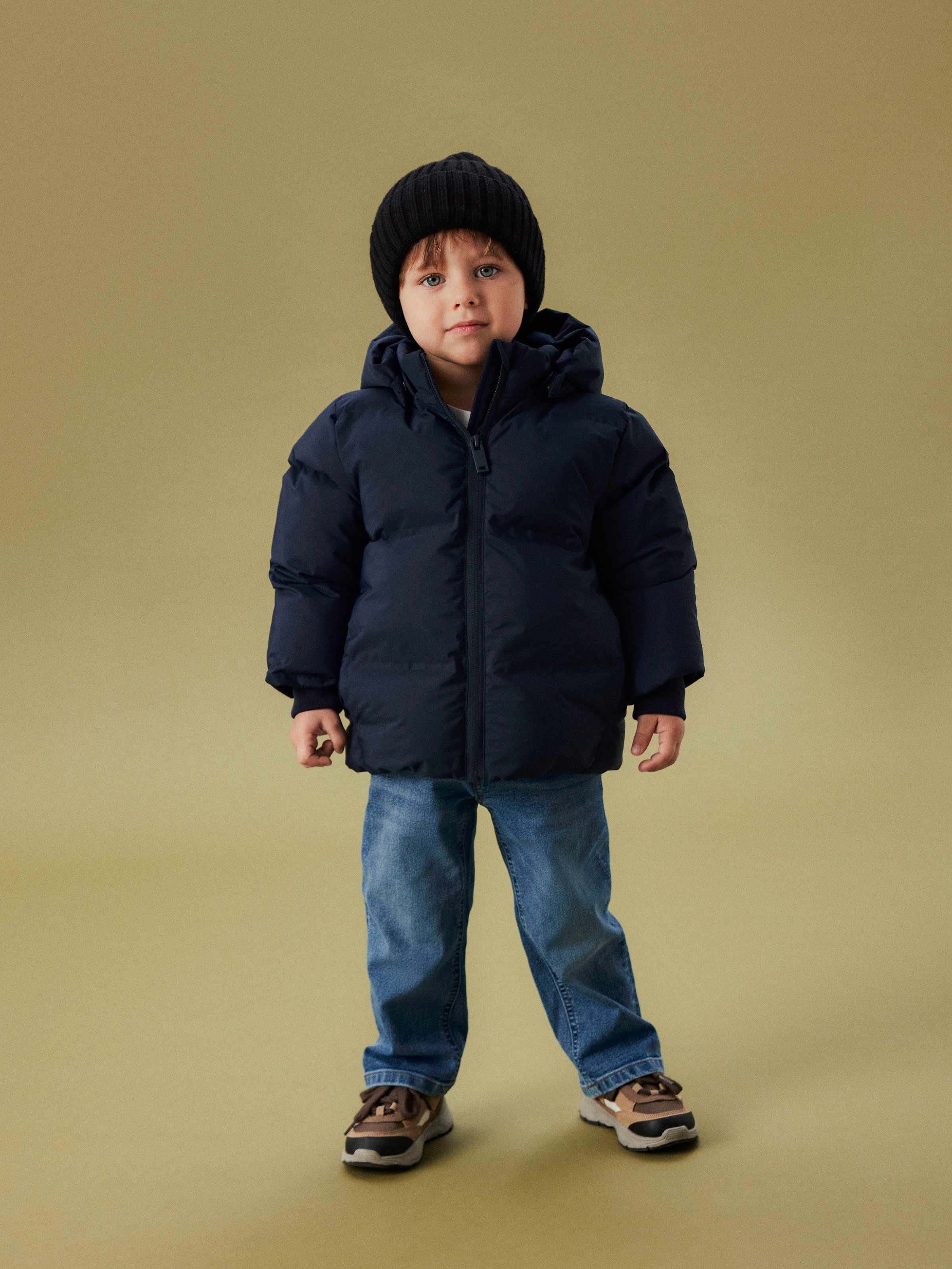 Name It Steppjacke »NMNMUSK PUFFER JACKET TB« mit Kapuze Kunstfaser