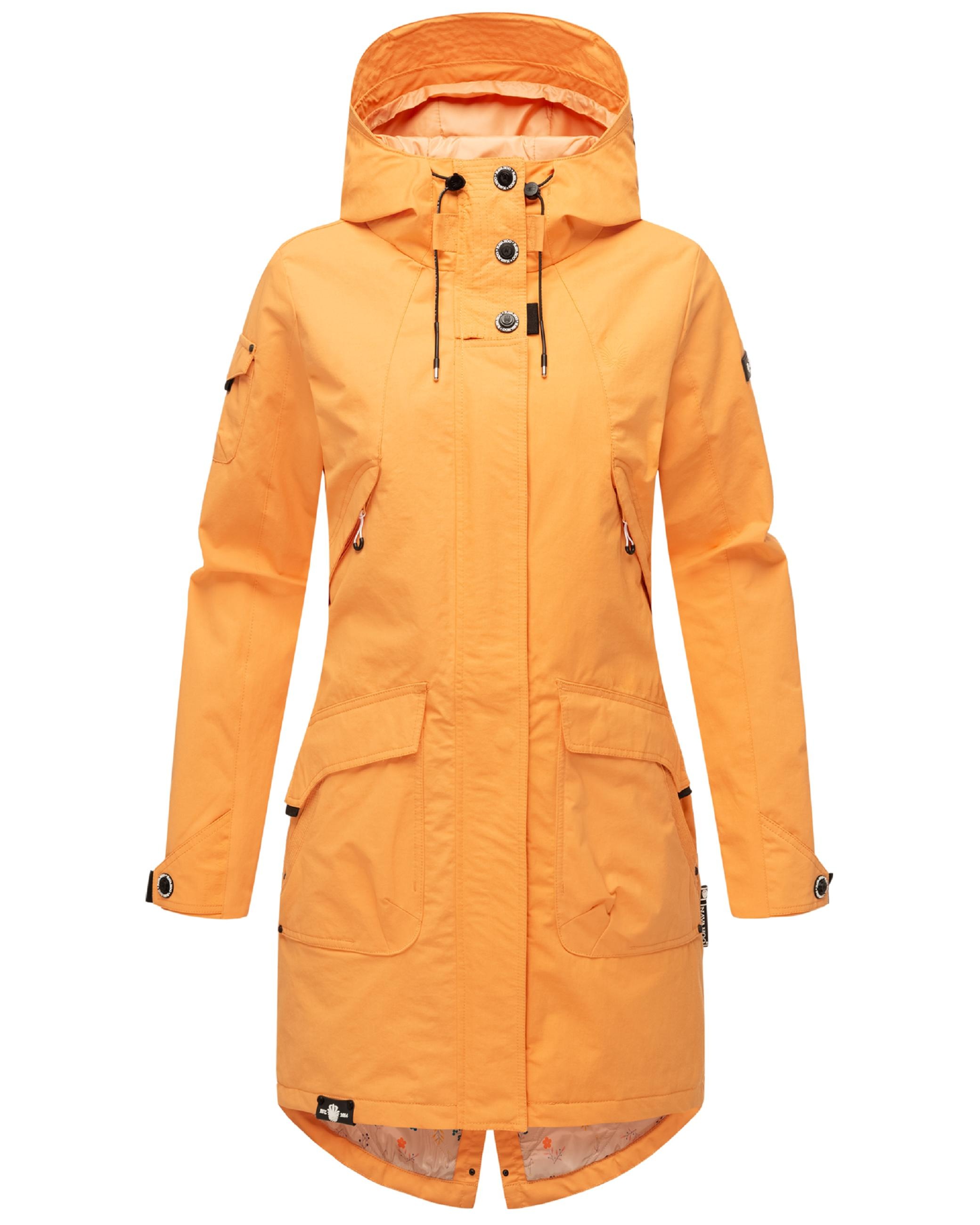 Navahoo Outdoorjacke »Übergangsjacke Pfefferschote«, mit Kapuze, moderne Damen Übergangsjacke mit Kapuze