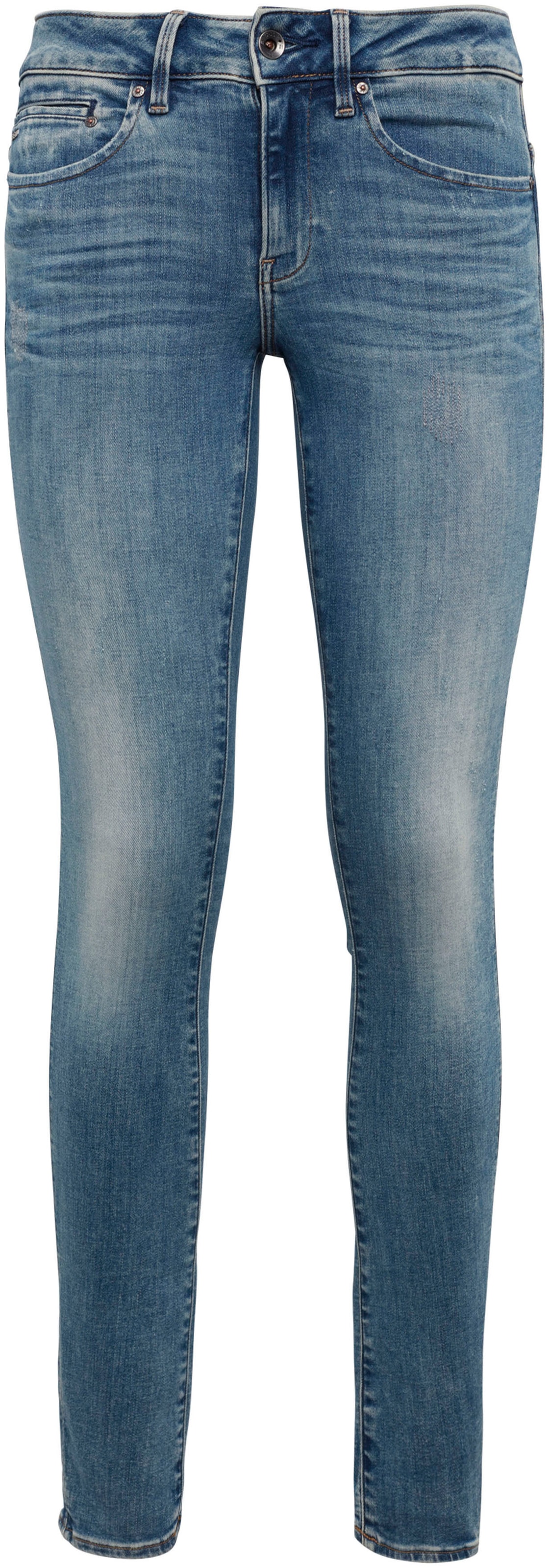 G-Star RAW Skinny-fit-Jeans »Midge Zip Mid Skinny«, mit Reißverschluss-Taschen hinten