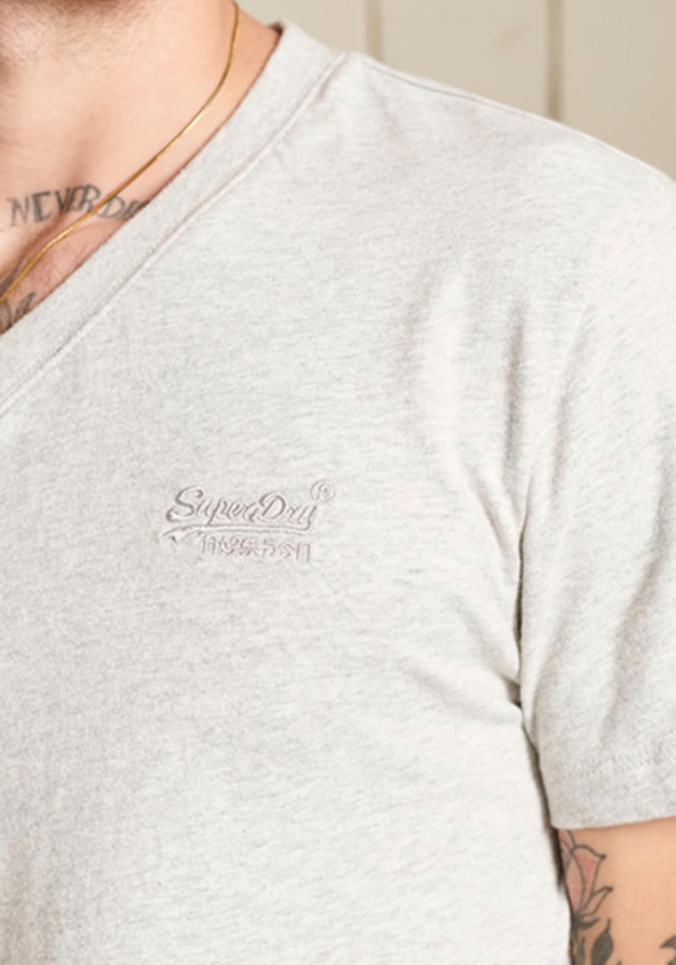 Superdry V-Shirt »VINTAGE LOGO EMB VEE«