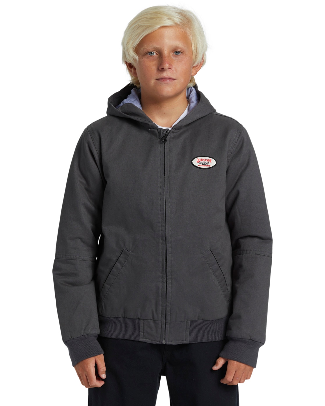 Quiksilver Outdoorjacke »Lets Go To School«, mit Kapuze
