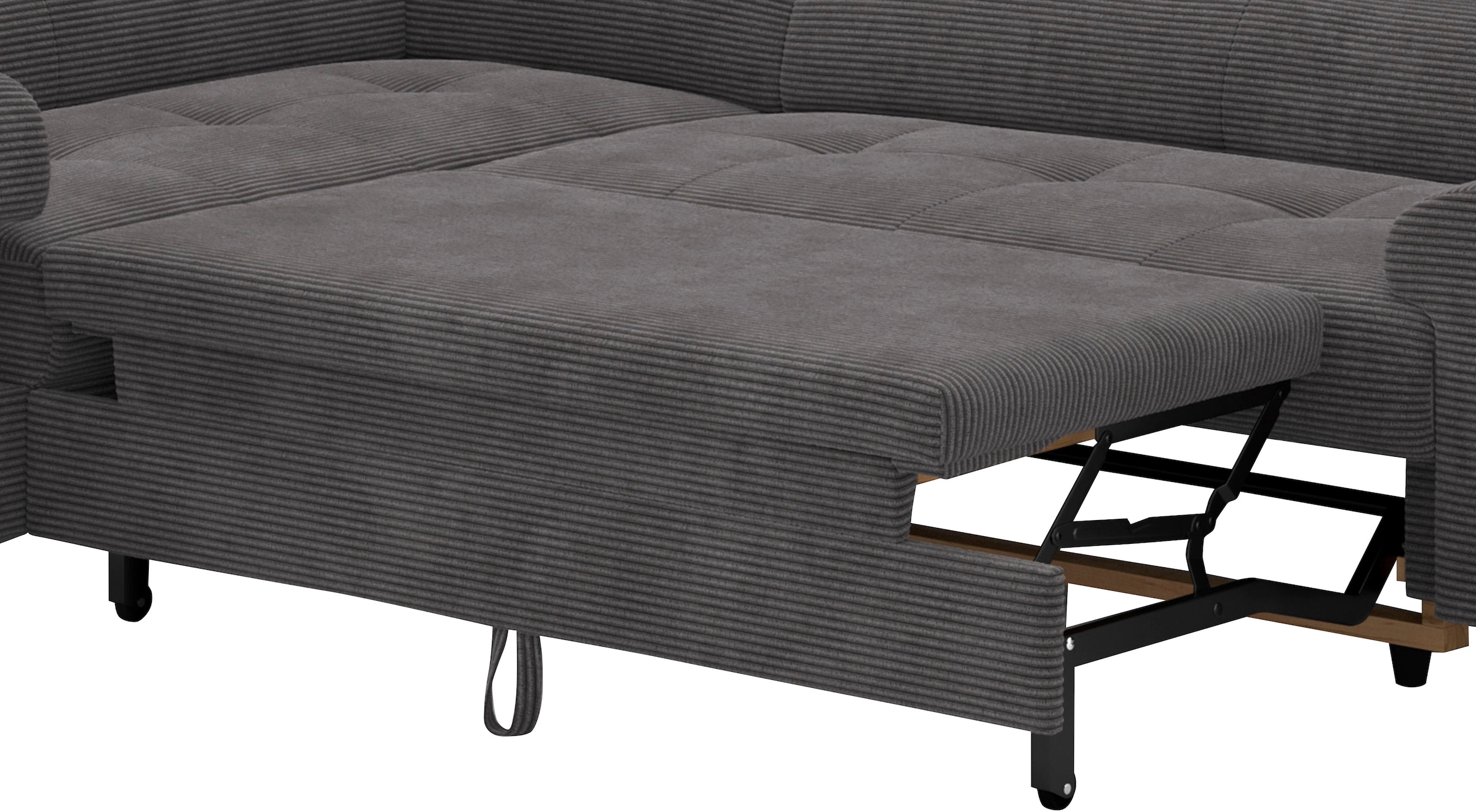 COTTA Ecksofa »Aura L-Form«, mit Schlaffunktion, Bettkasten und Kopfteilverstellung