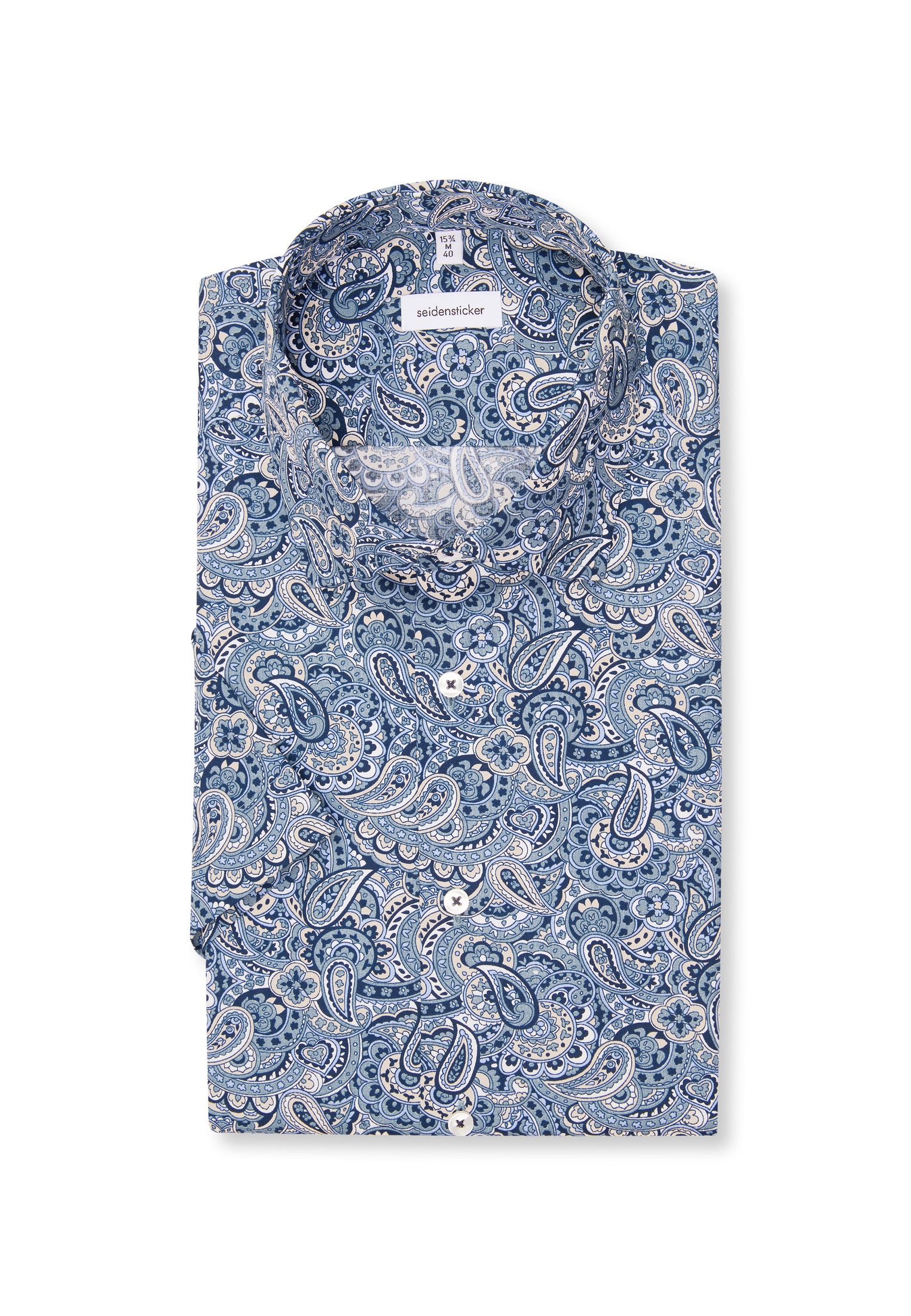 seidensticker Businesshemd »Regular« Regular 1/2 Kentkragen Druck