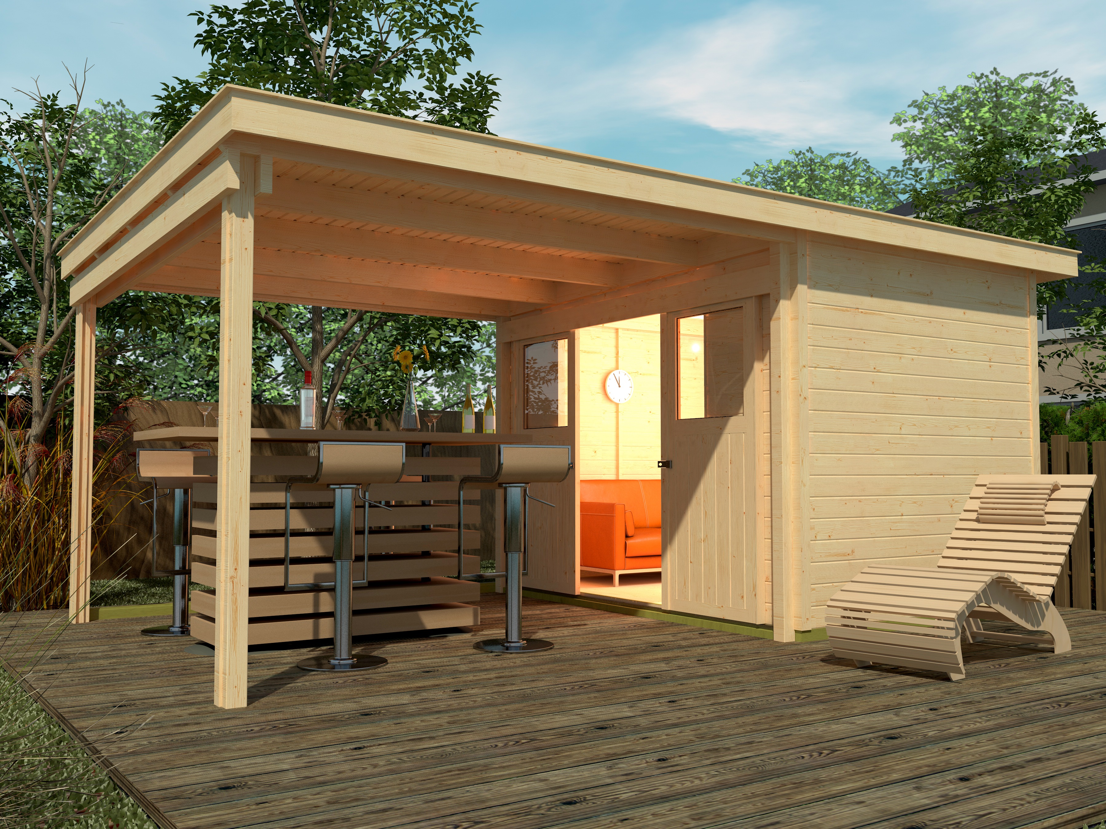 weka Gartenhaus »Loungehaus Gr.5«