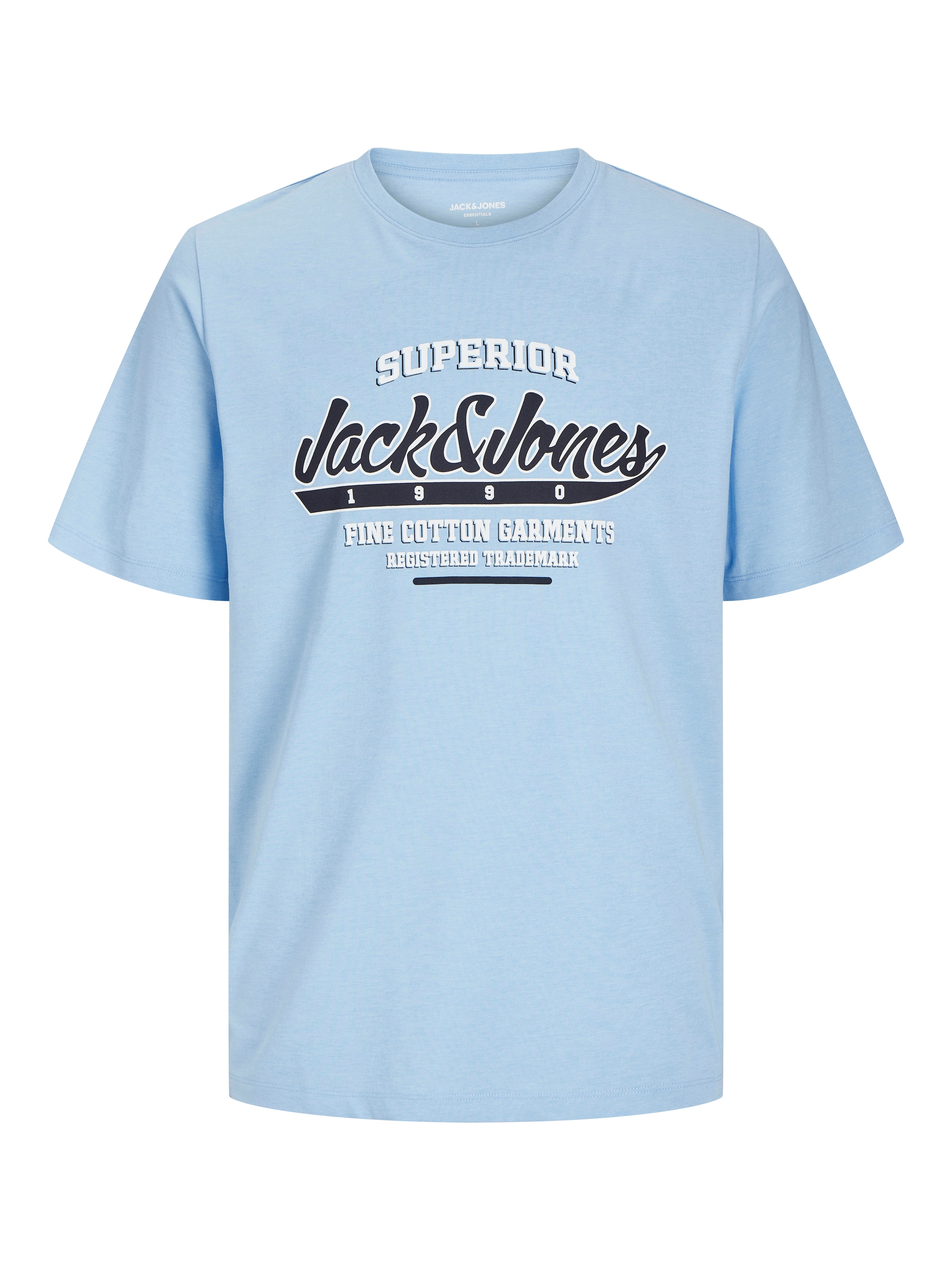Jack & Jones PlusSize T-Shirt »JJELOGO TEE SS O-NECK 2 COL AW24 S PLS«, mit Frontprint