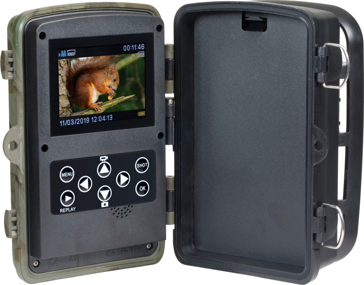 Technaxx Überwachungskamera »Nature Wild Cam 8MP TX-125«, Innenbereich-Außenbereich, (1 tlg.)