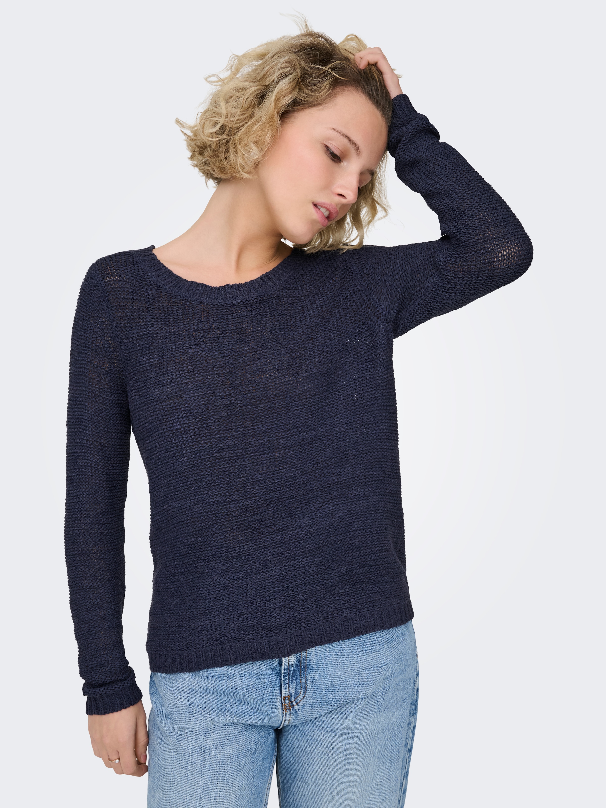ONLY Strickpullover »ONLGEENA XO L/S PULLOVER KNT NOOS«
