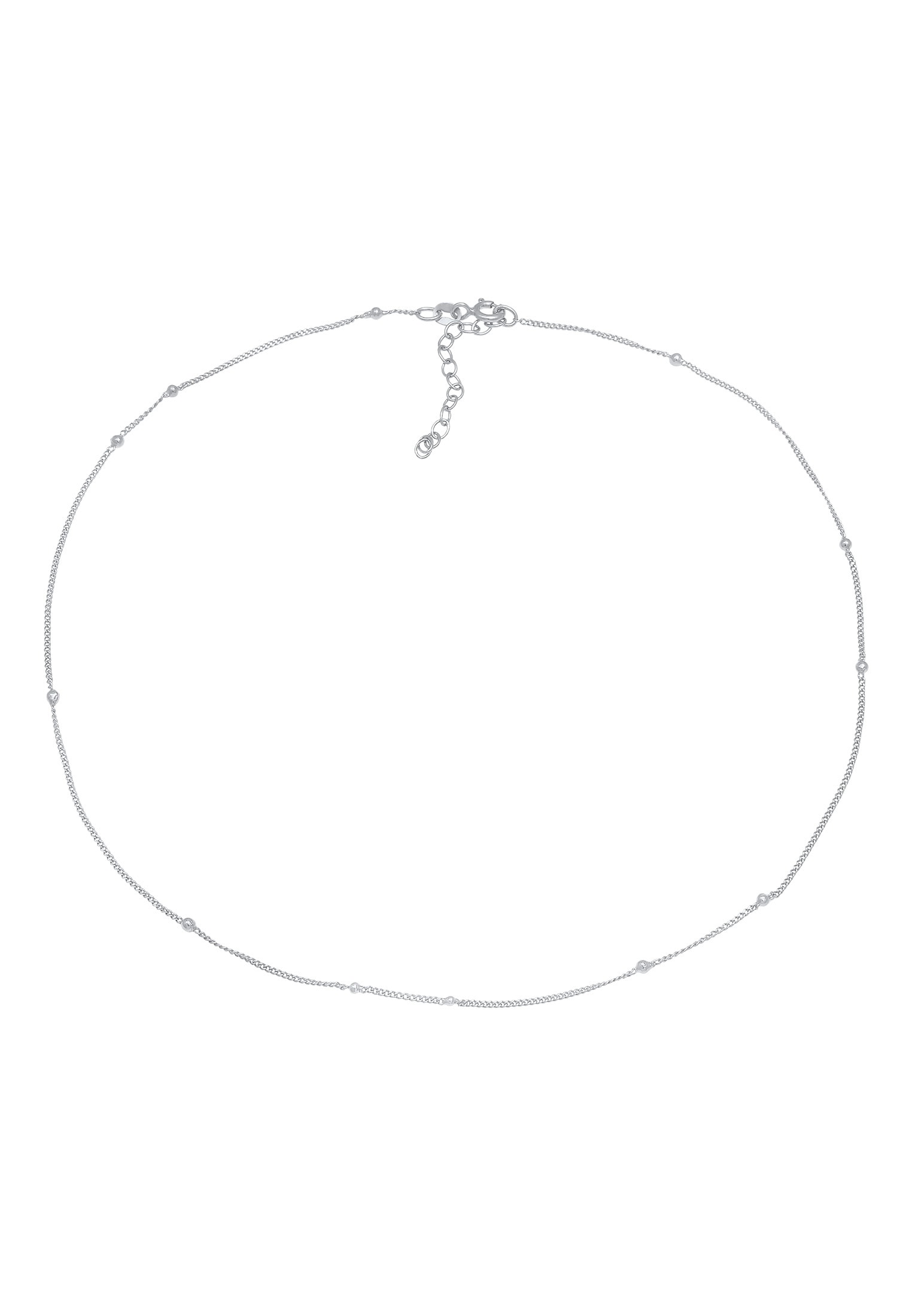 Elli Choker »Halskette Basic Choker Panzer Kugel Design 925 Silber«