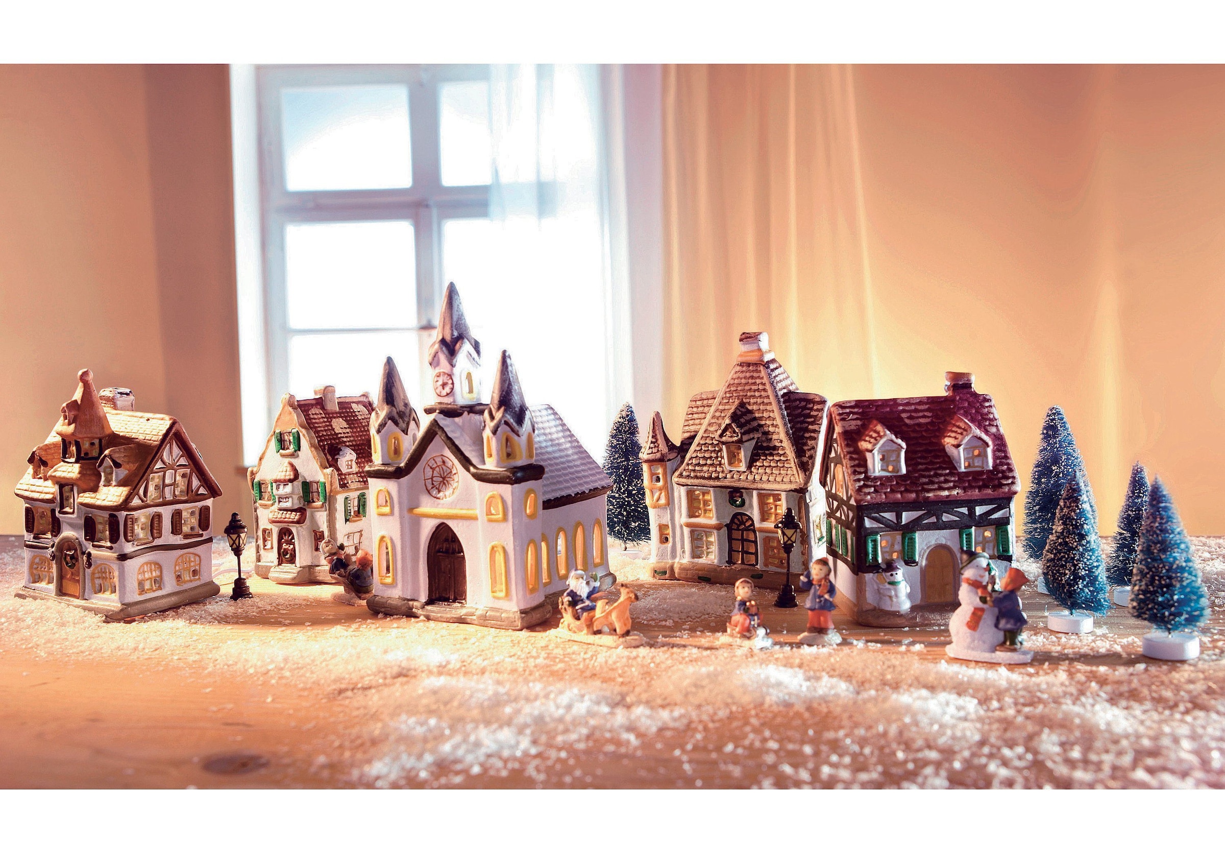 Home affaire Weihnachtsdorf im Online Shop mit »Weihnachtsdeko«, OTTO Lichterkette