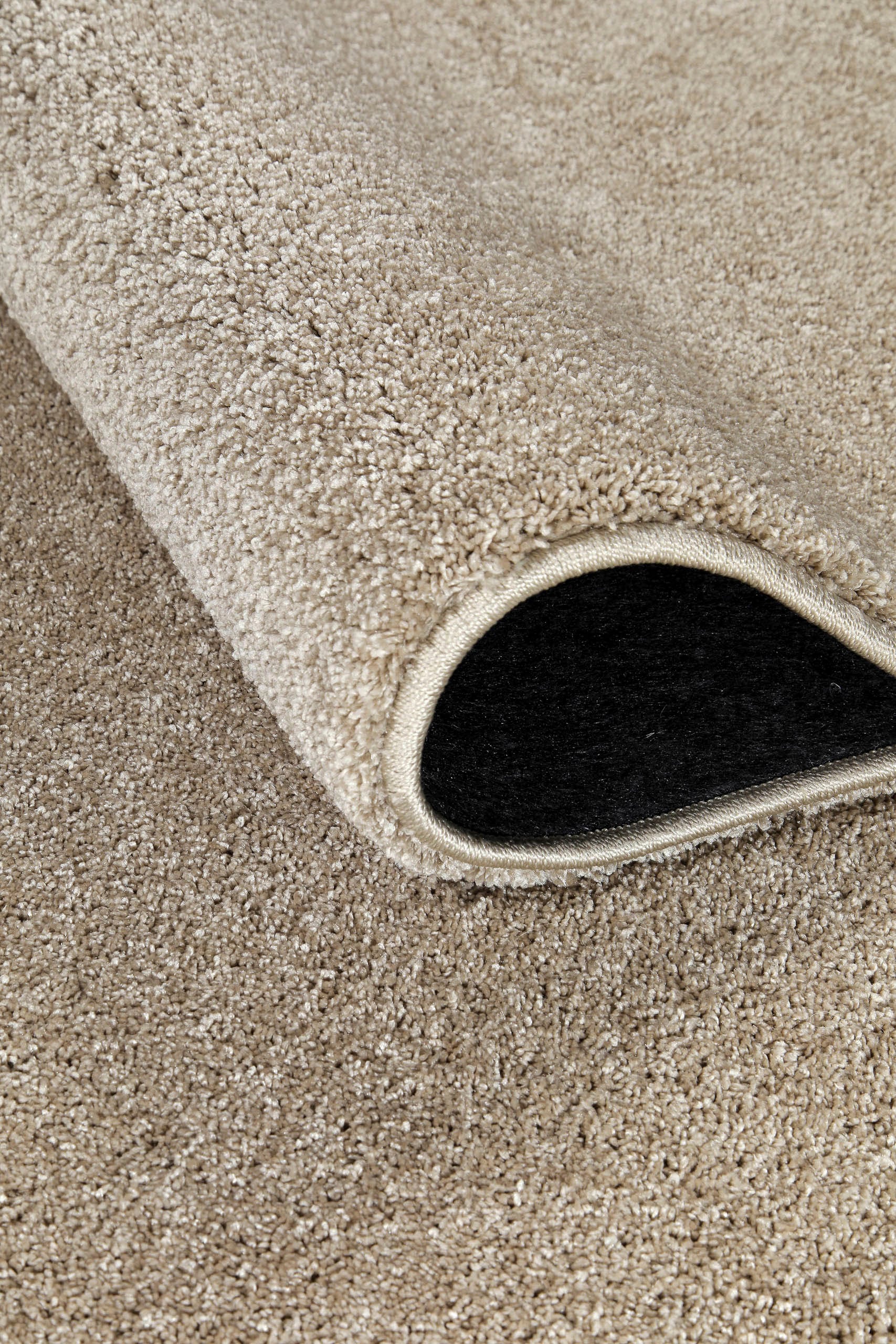 my home Hochflor-Teppich »Yvaine«, rund, 25 mm Höhe, Langflor, Shaggy, dichter weicher Hochflor, meliert, Wohnzimmer