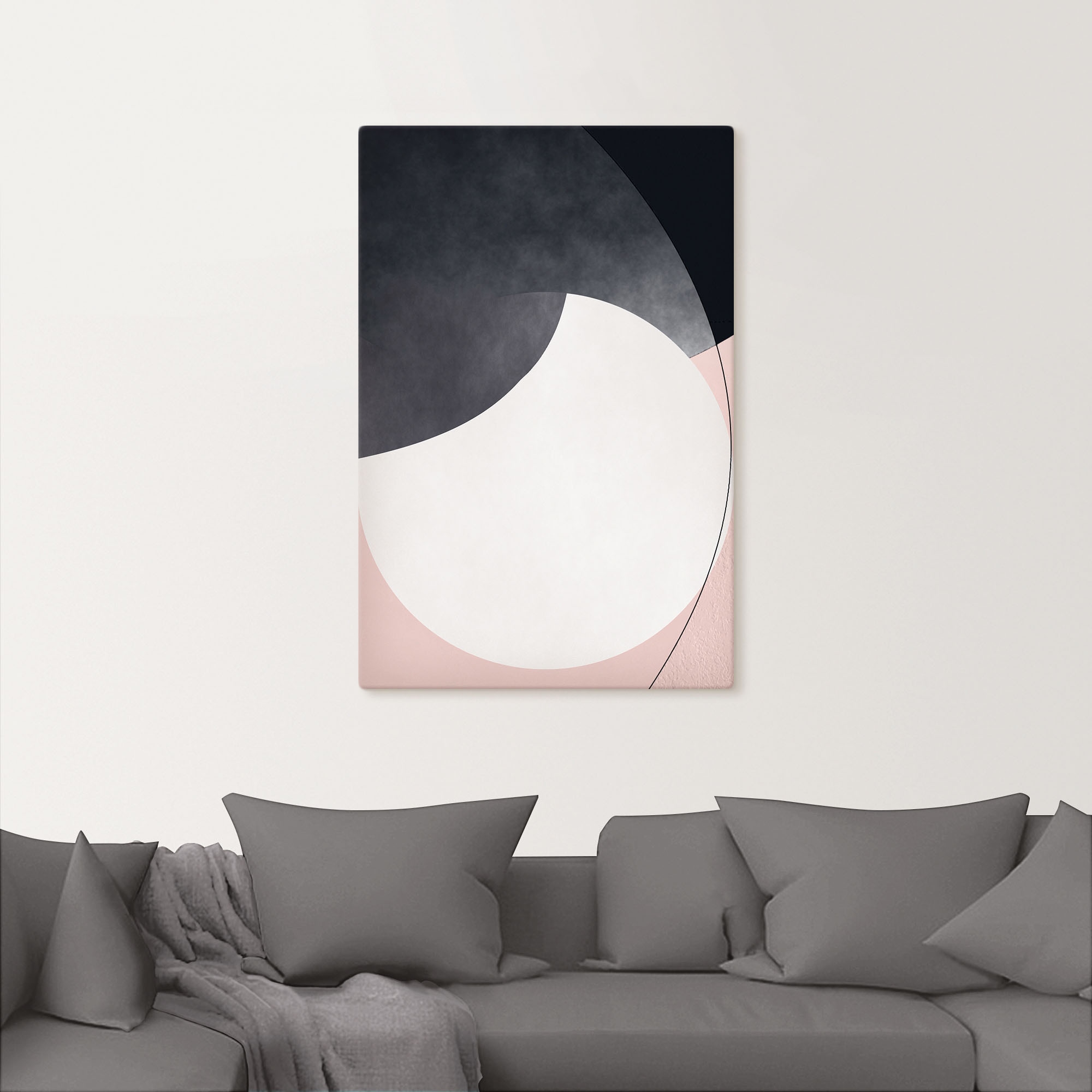 Artland Leinwandbild »Mondlicht«, Gegenstandslos, (1 St.), auf Keilrahmen gespannt