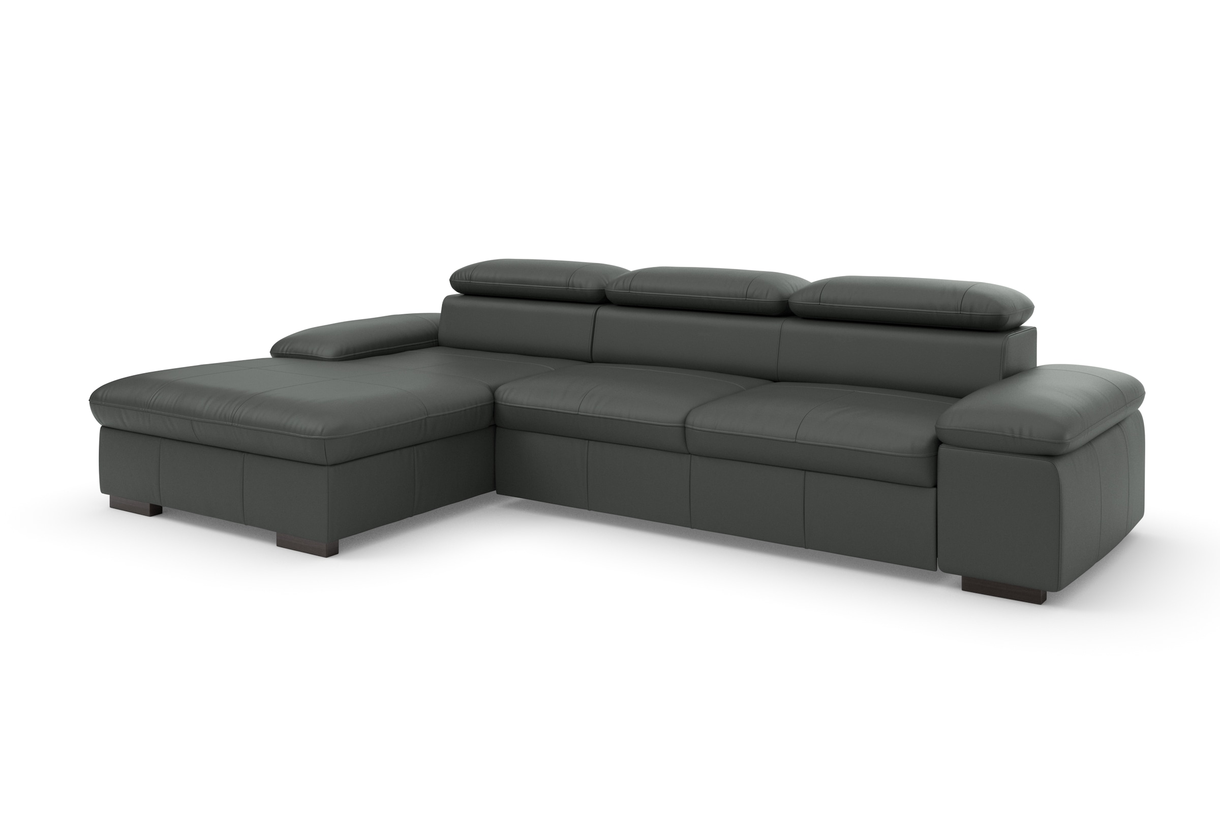 Home affaire Ecksofa »Alberto L-Form«, mit Kopfteilverstellung, wahlweise mit Bettfunktion