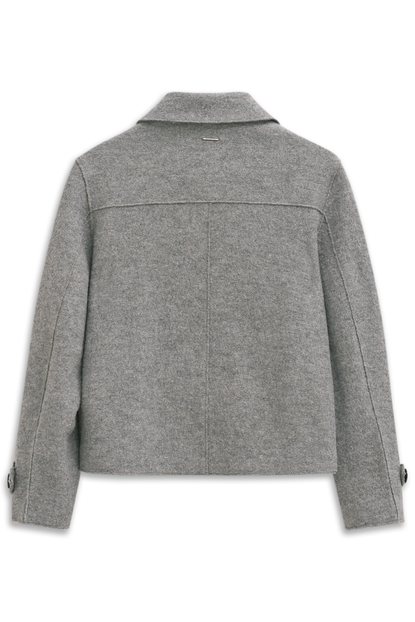 bugatti Wolljacke »Flexcity Stretch« im Loose Fit mit offenkantig gekochter Wolle