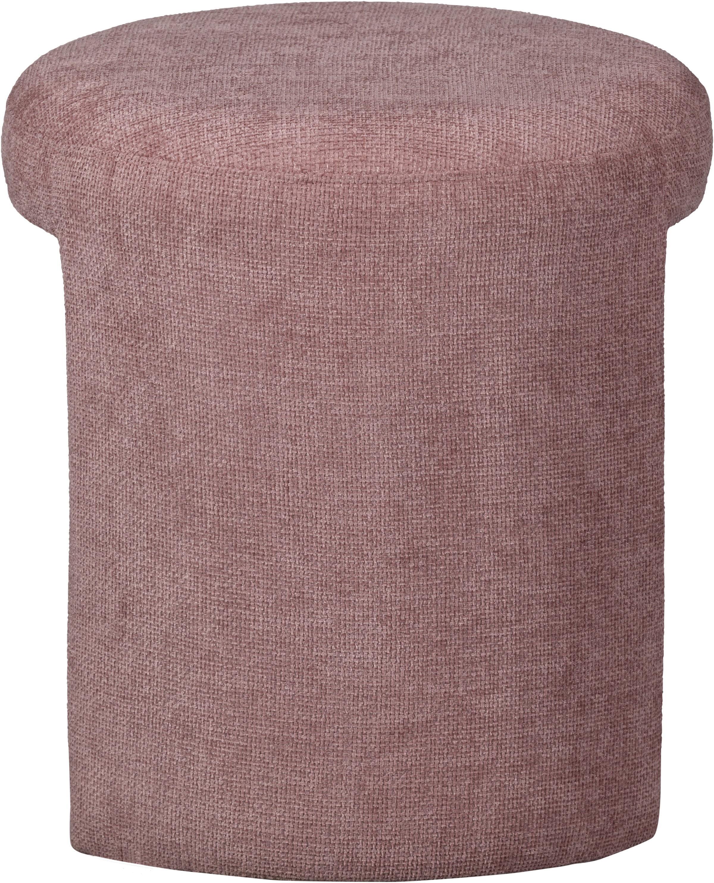 WOOOD Sitzhocker »Charlie kompakte Form, vollständig gepolstertes B 45 x T 45 x H 47 cm« Sehr hohe Verschleißfestigkeit, Tragkraft 100 kg, mittlere Sitzhöhe
