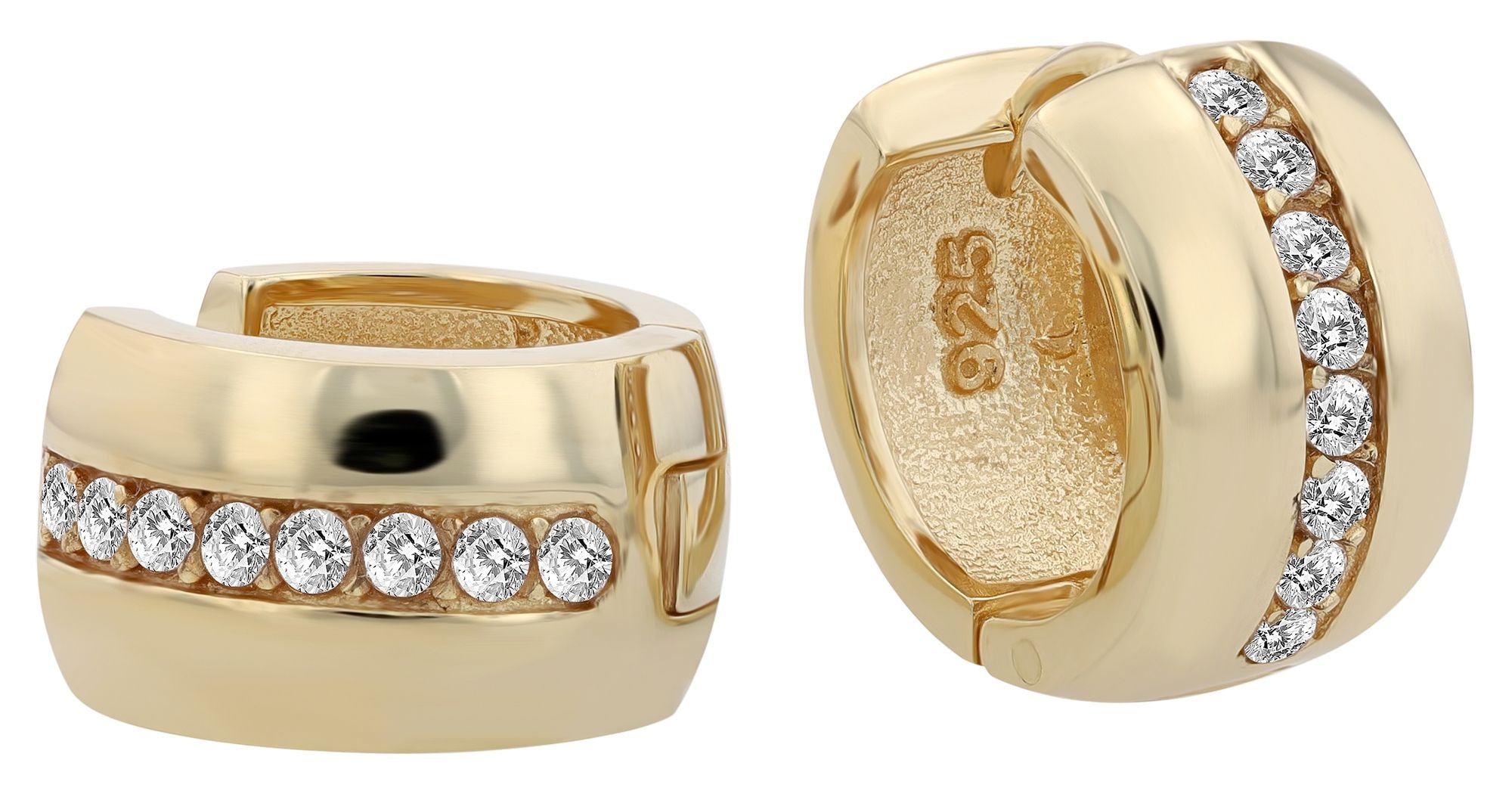 Adelia´s Paar Creolen »Damen Ohrringe ¿ Creole aus 925 Silber«