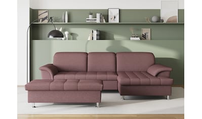 Ecksofa »Franzi Steppung im Sitzbereich B7T/H: 278/162/80 cm, Schlafsofa«