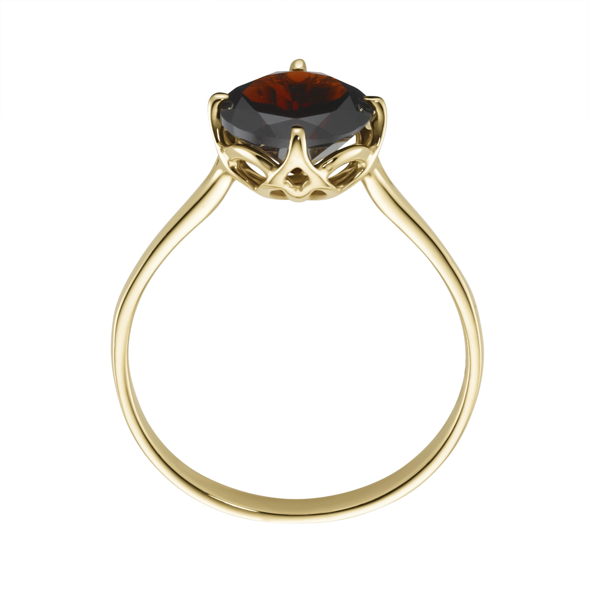 Luigi Merano Goldring »Ring mit Granat, Gold 585«