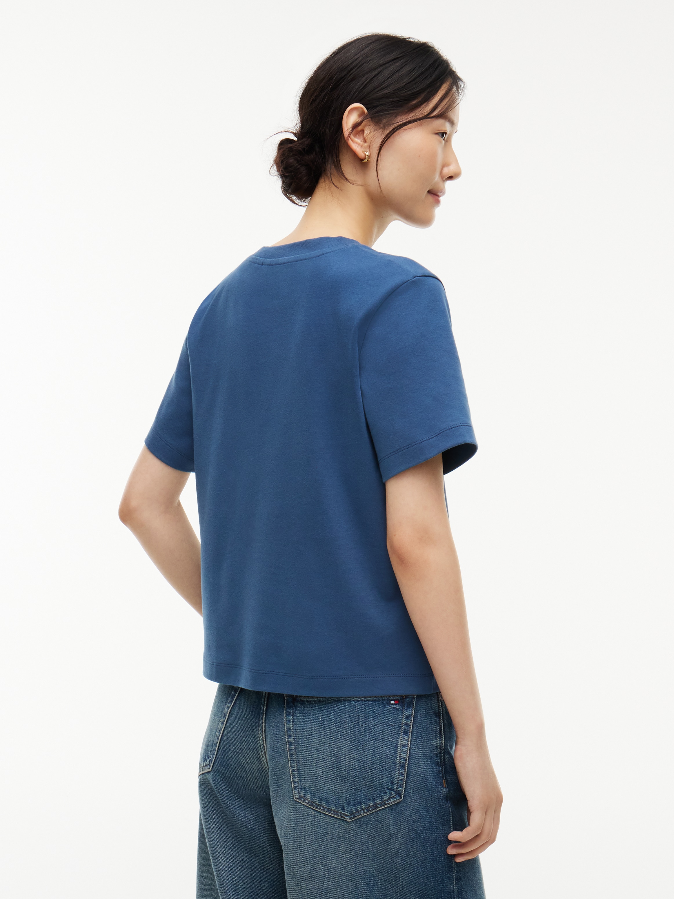 Tommy Hilfiger T-Shirt »STUDIO TOMMY REG C-NK S/S TSHIRT« Baumwolle, regular fit