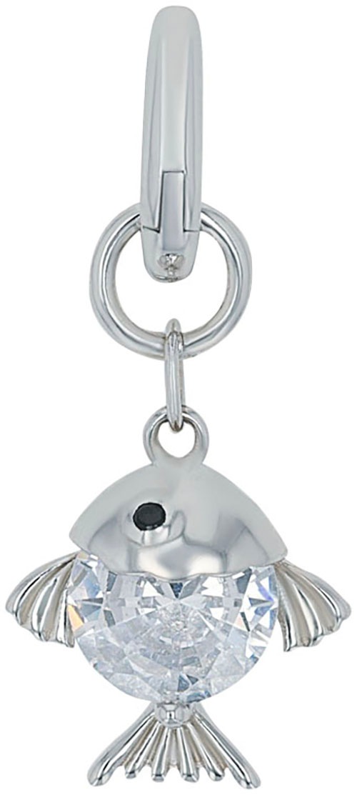 Amor Charm-Einhänger »Fisch-Optik, 2038466«, mit Zirkonia (synth.)