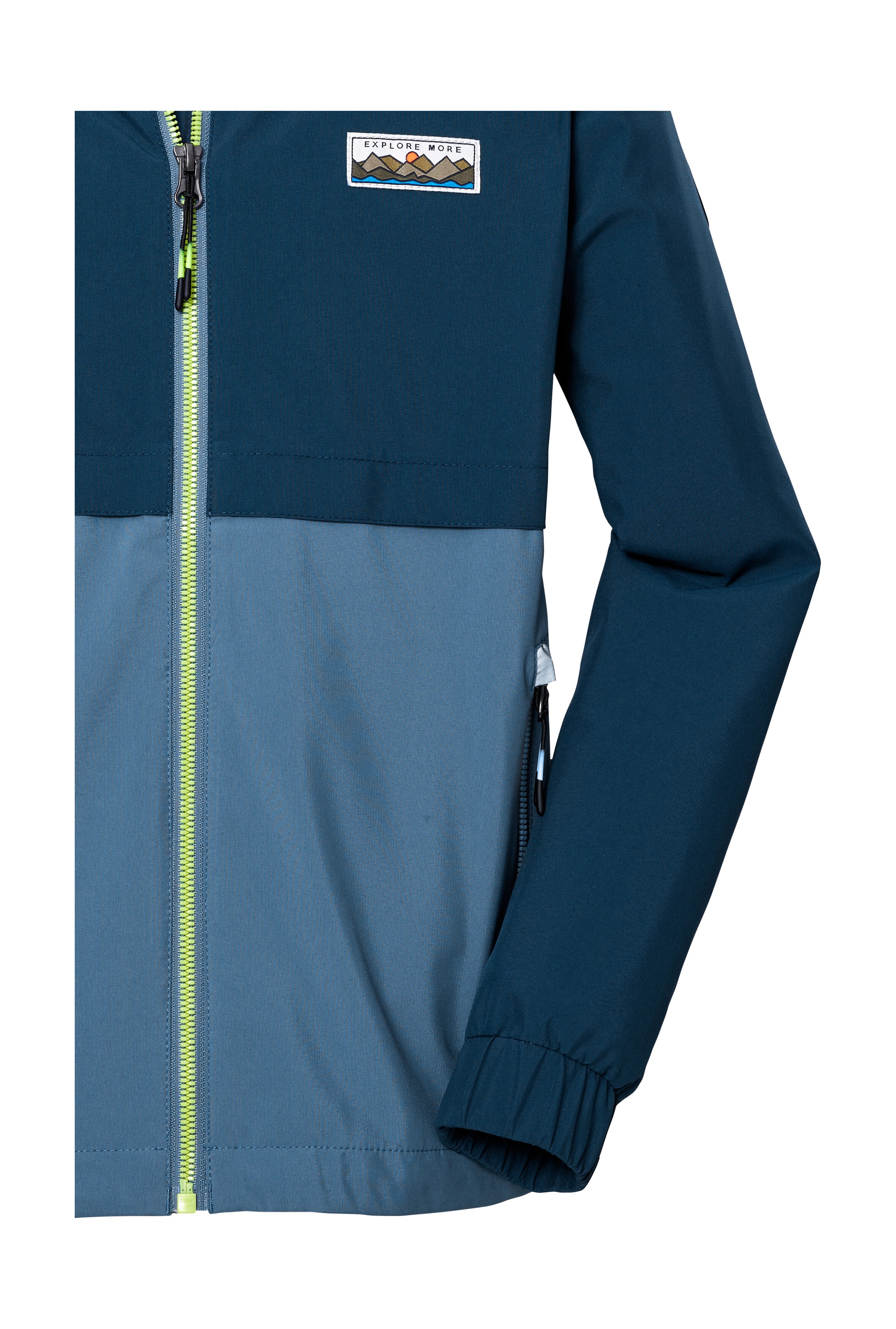 Killtec Funktionsjacke »KOS 141 BYS JCKT«, Wasserdichte Kinderjacke, Colourblock, reflektierend, PFAS-frei
