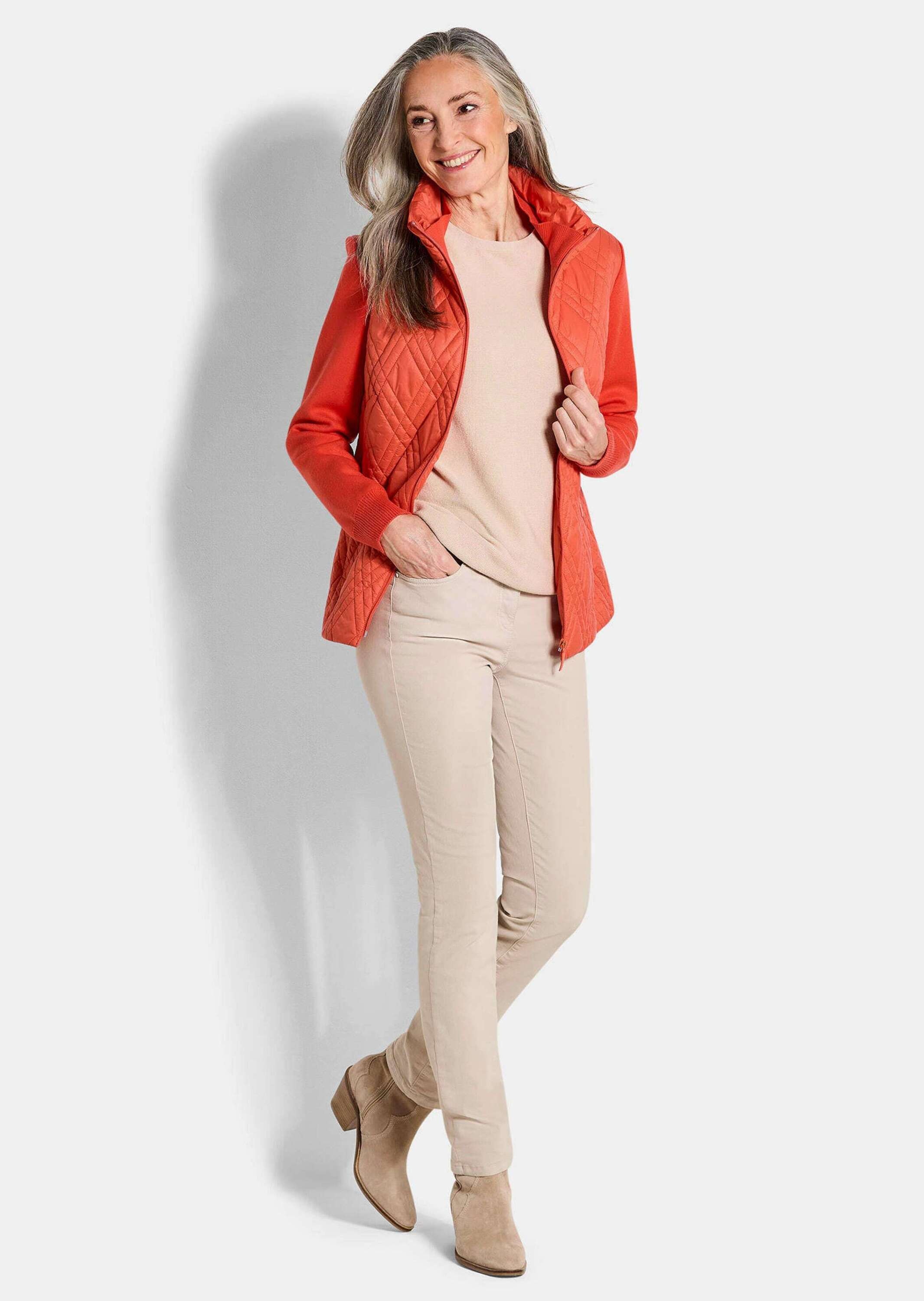 GOLDNER Kurzjacke »Übergangsjacke aus Strick und Stepp«