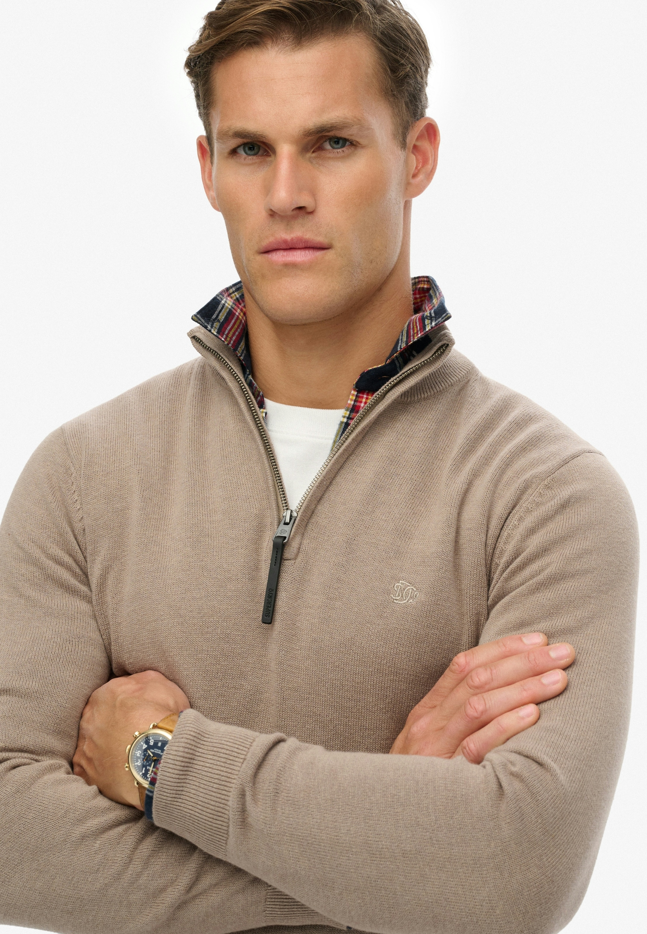Superdry Troyer »ESSENTIALS COTTON HALF ZIP«