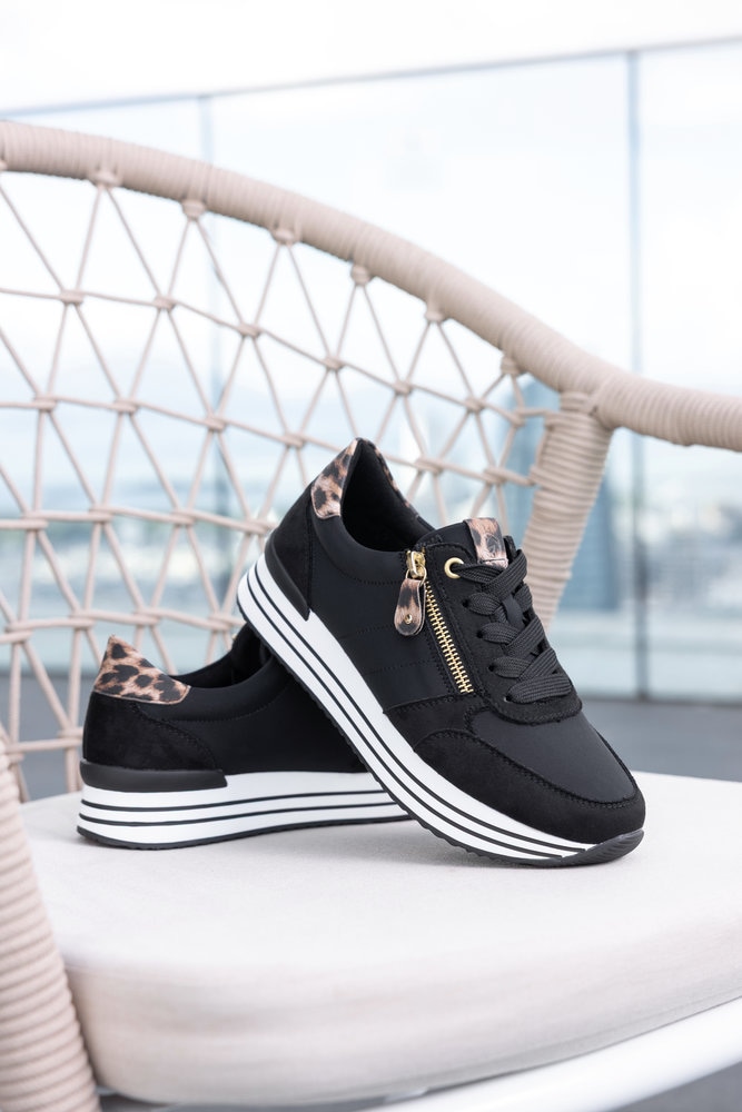 Remonte Plateausneaker  Freizeitschuh, Halbschuh, Schnürer mit seitlichem Reißverschluss