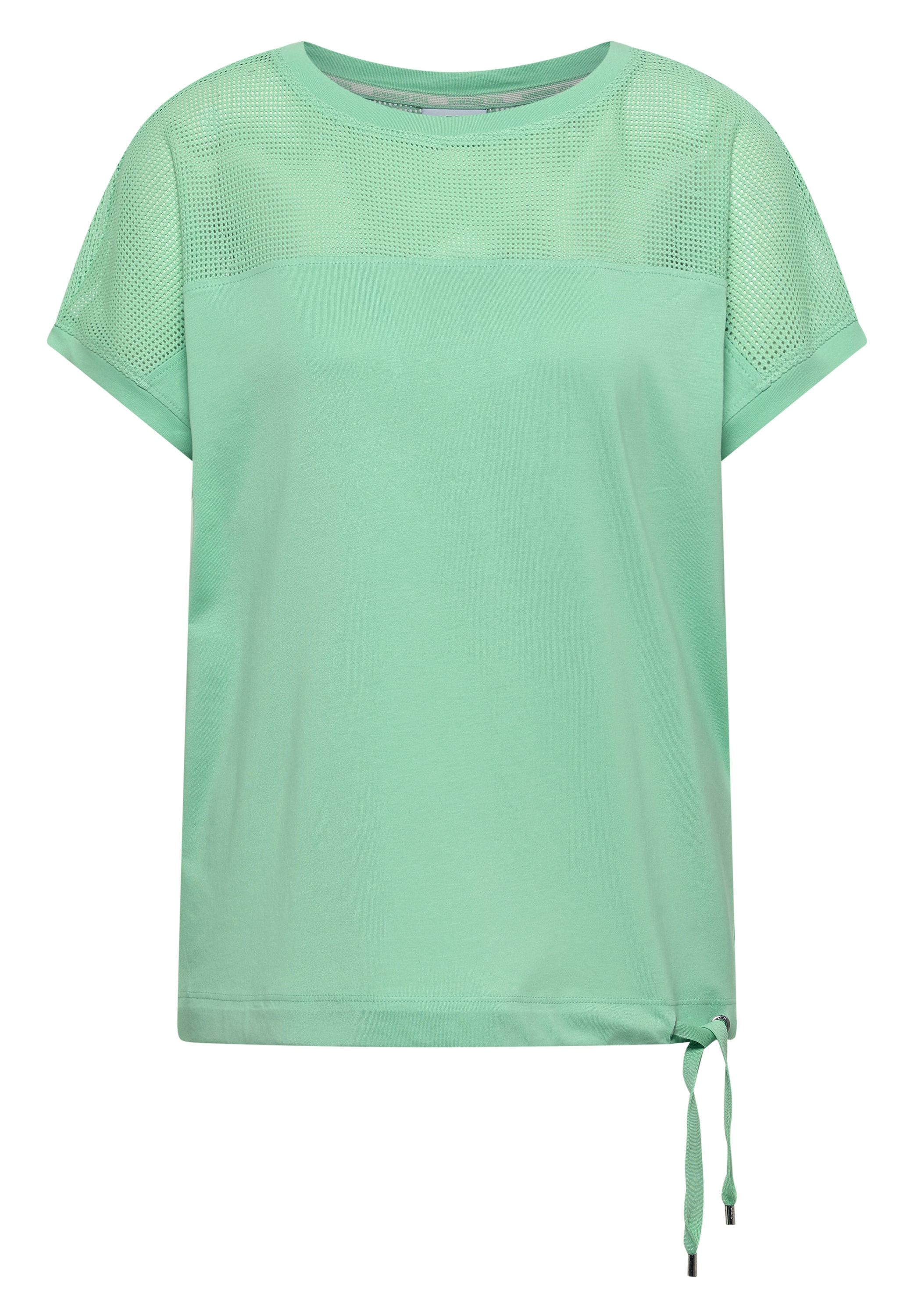 Cecil T-Shirt Sommerliche Leichtigkeit durch das Mesh-Detail
