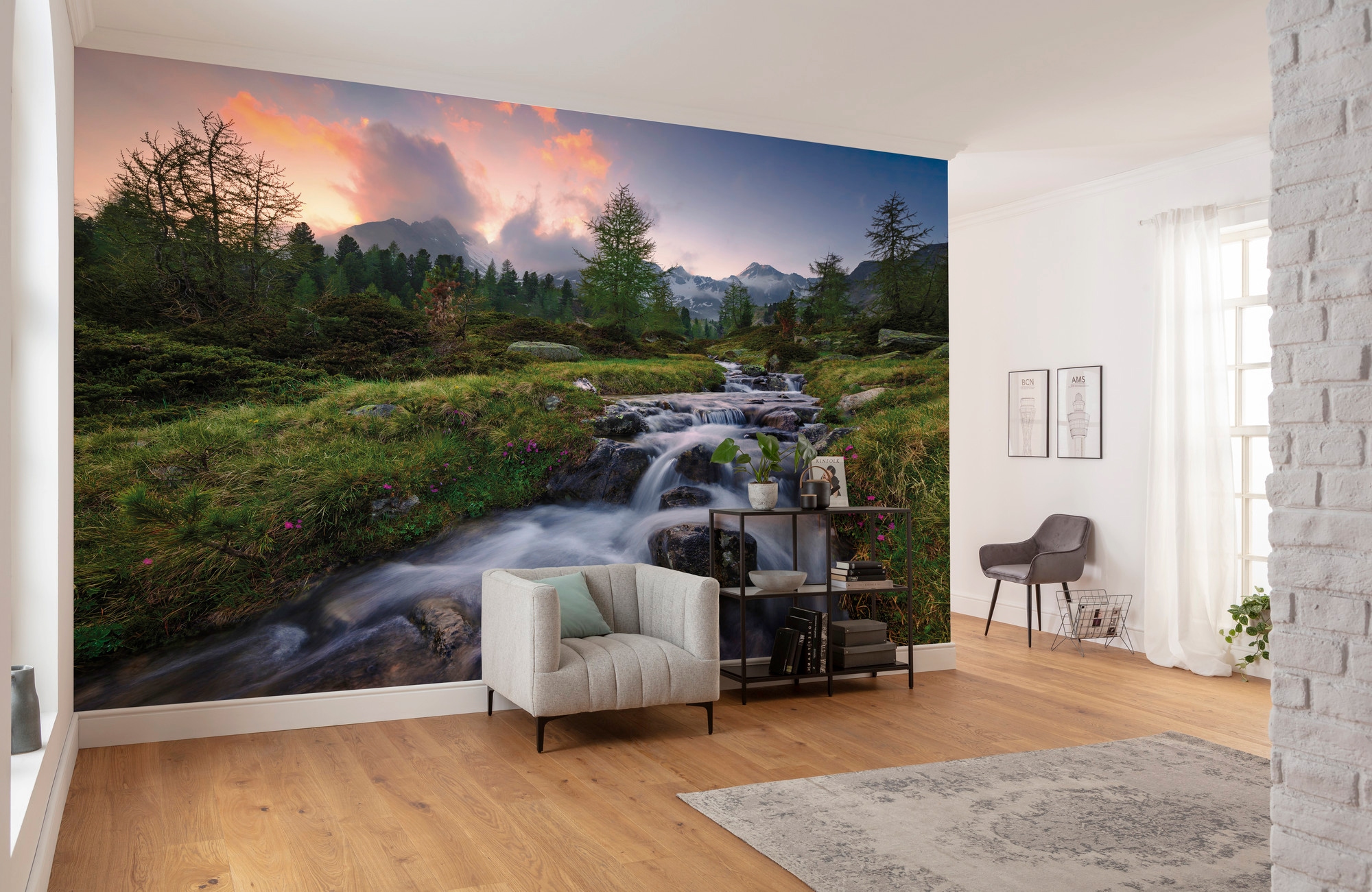 Komar Vliestapete »Digitaldruck Vlies - Wild Paradise - Größe 450 x 280 cm«, bedruckt, Wohnzimmer, Schlafzimmer