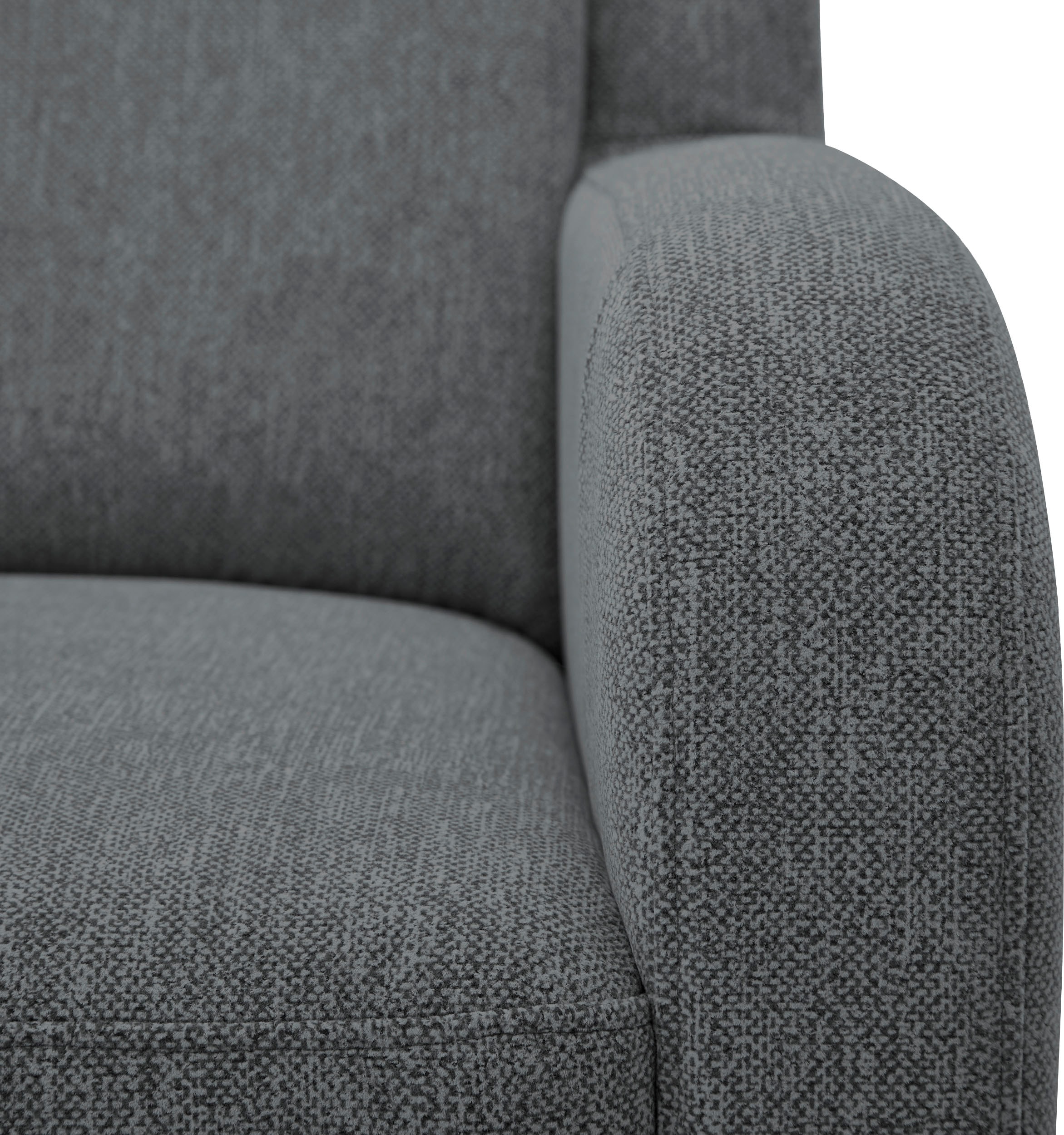 VILLA BECK Ecksofa »Varese L-Form«, (2 St.), Kopfteilverstellung, wahlweise mit Sitzvorzug, in Sitzhöhe 46 cm