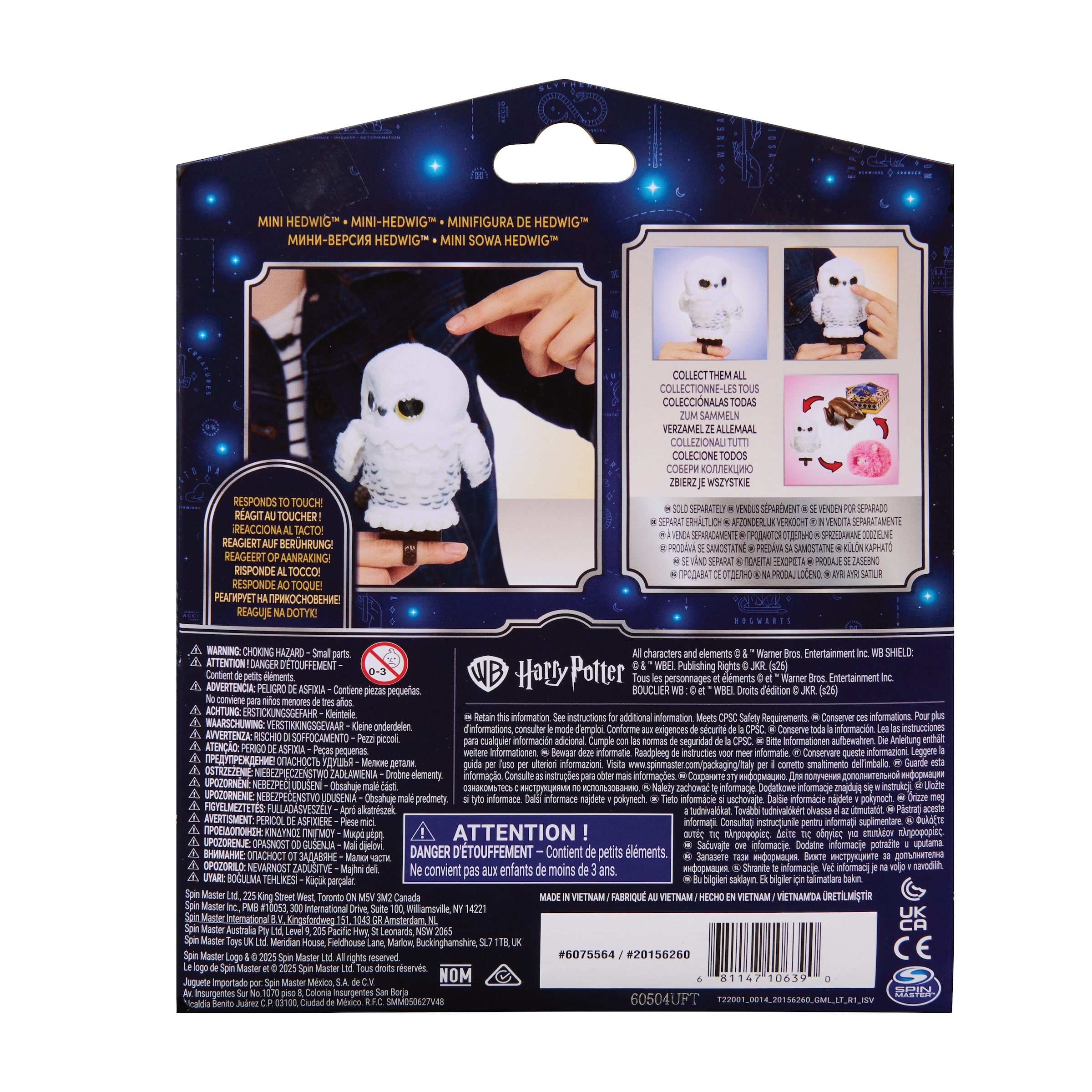 Spin Master Kuscheltier »Wizarding World - Mini Hedwig (Interaktive Eule)« mit Sound