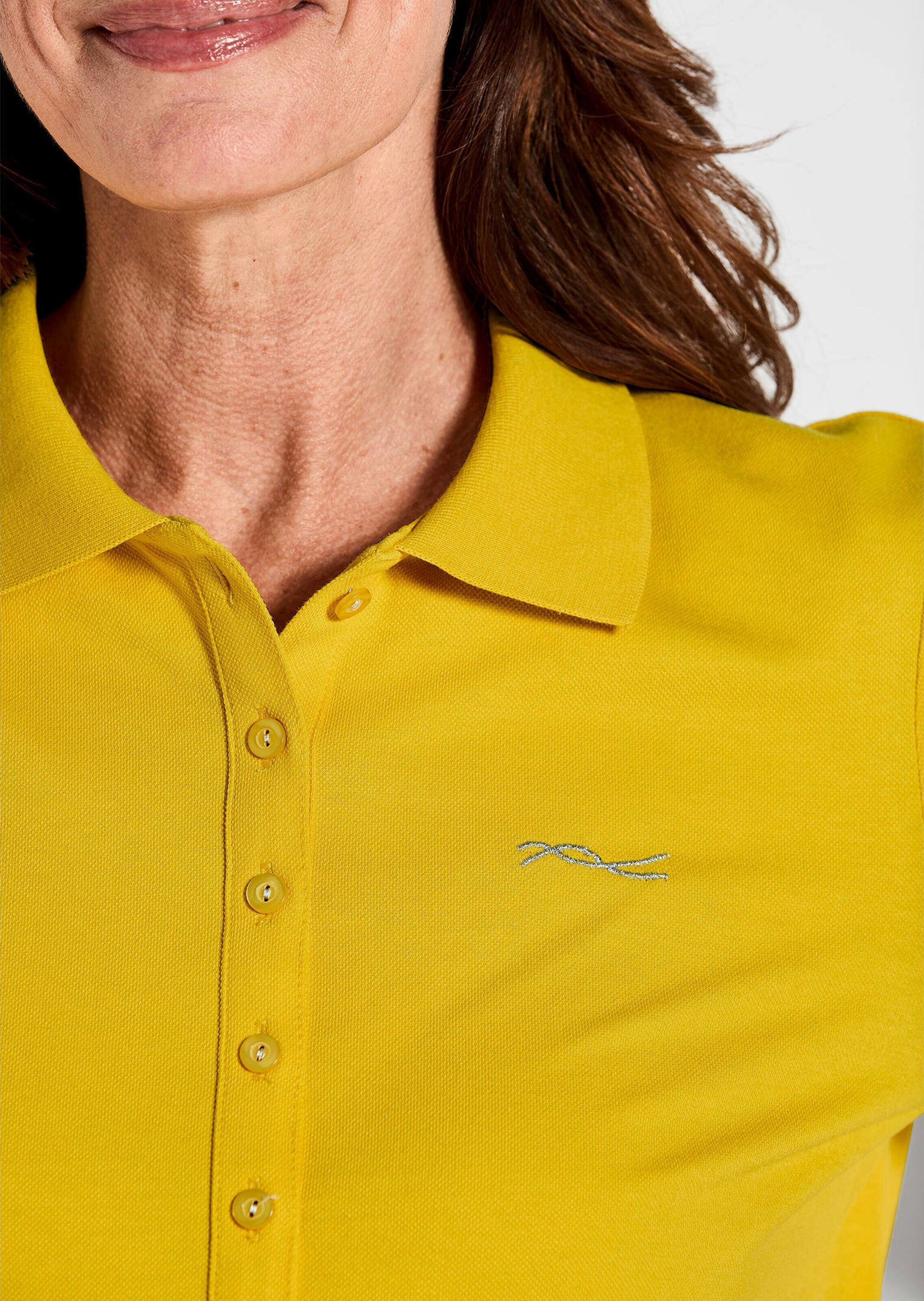 GOLDNER Poloshirt »Kurzgröße Poloshirt in hochwertiger Pikee-Qualität«