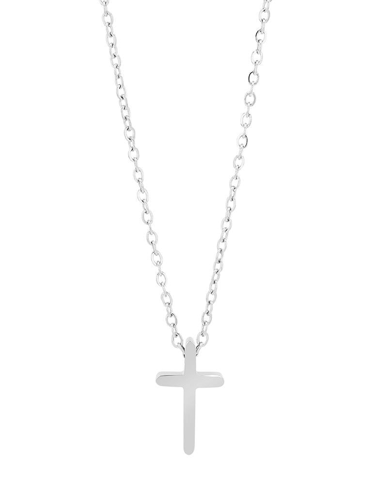 Adelia´s Kette ohne Anhänger »Unisex Halskette mit Anhänger ¿ Kreuz aus Edelstahl«