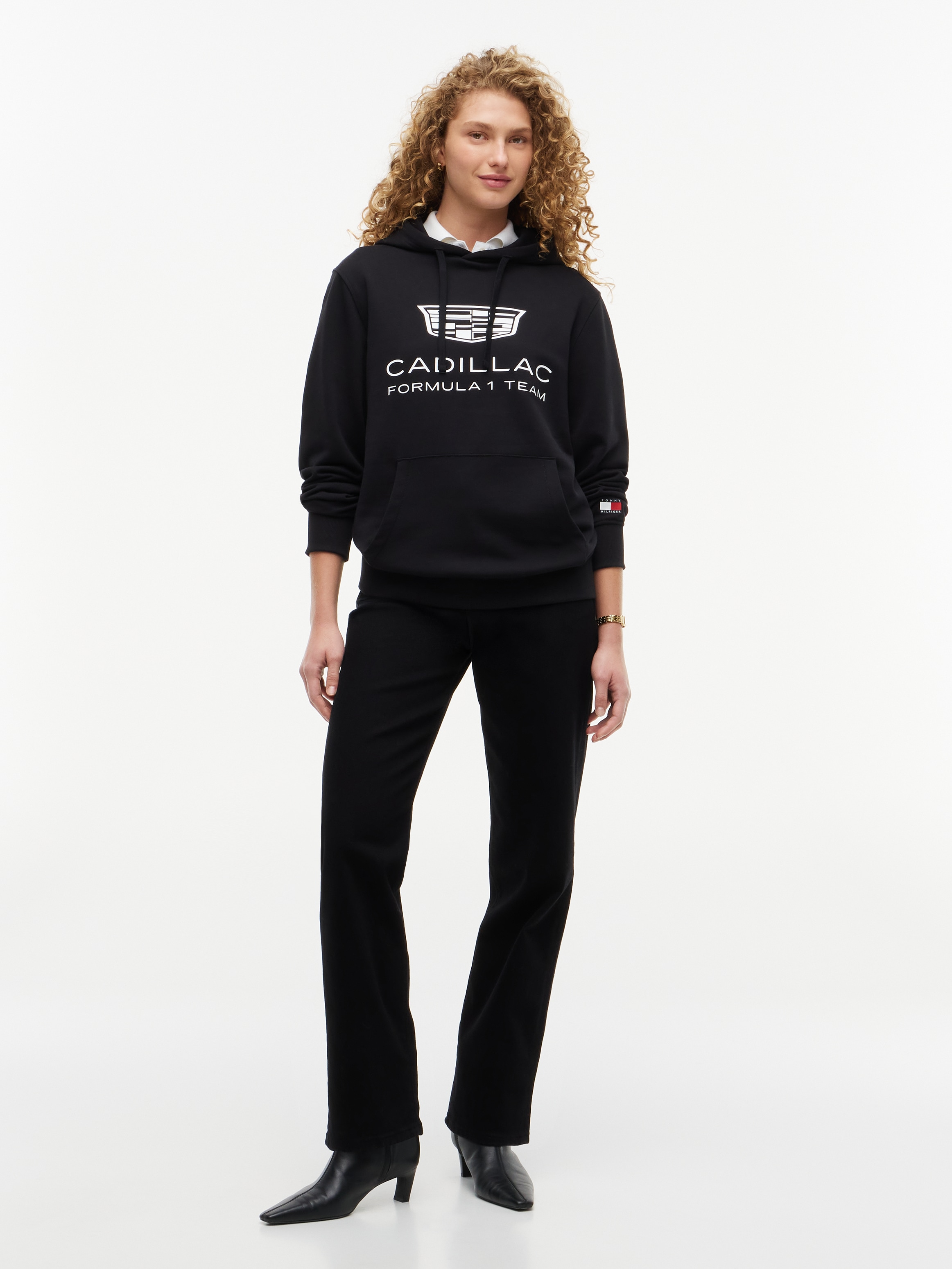 Tommy Hilfiger Hoodie »TH x Cadillac Formula 1® Team SHIELD«, Baumwoll-Qualität, Unisex
