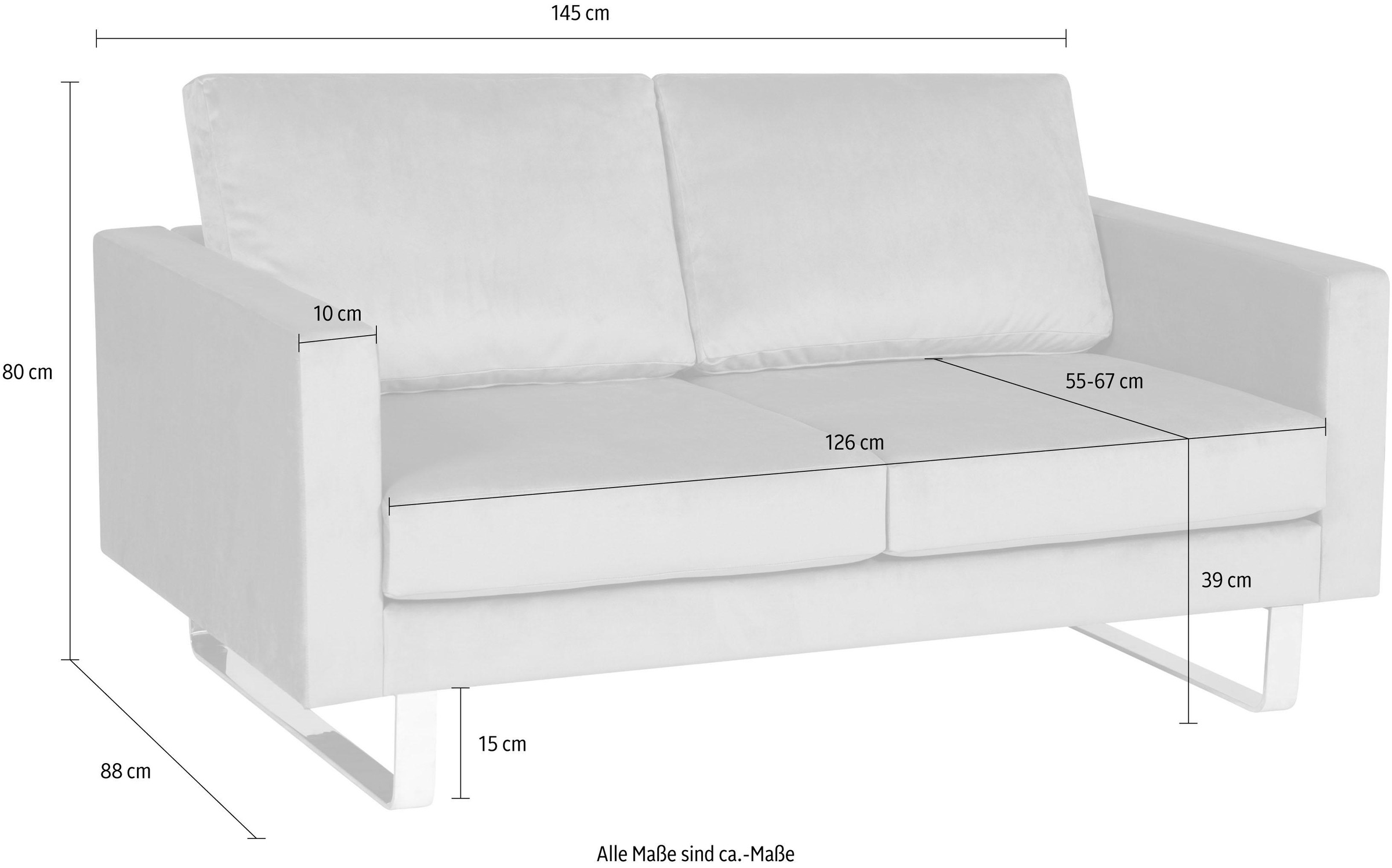 Alte Gerberei 2-Sitzer »Velina«, mit Metallkufen