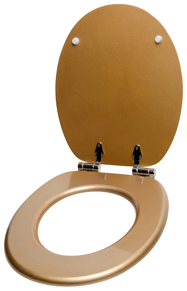 Sanilo WC-Sitz »Crystal Gold«, mit Absenkautomatik