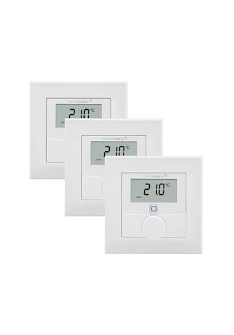 Smart-Home-Steuerelement »Wandthermostat mit Luftfeuchtigkeitssensor 3er Set«