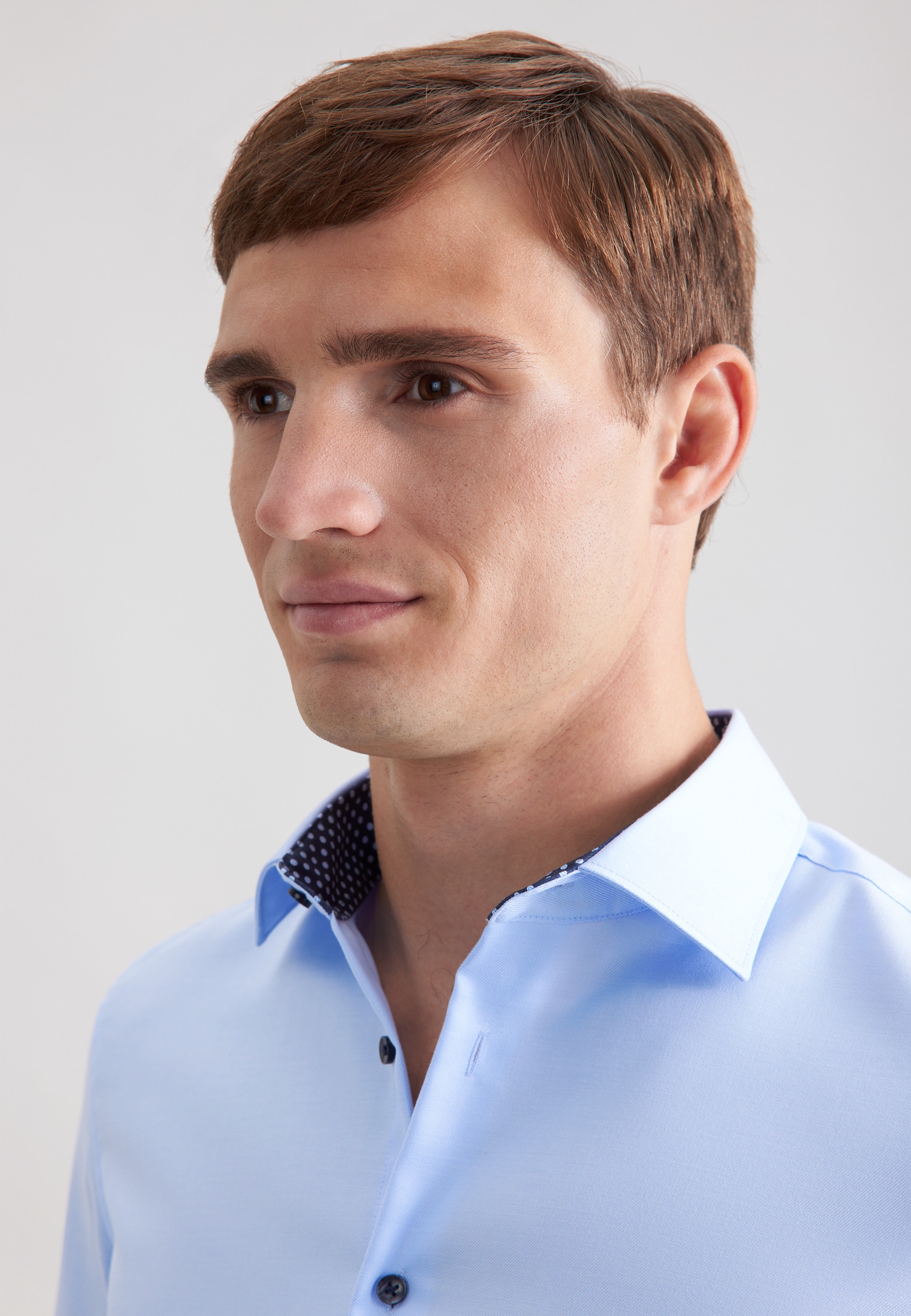 seidensticker Businesshemd »Schwarze Rose« Slim 1/1 Kentkragen Uni