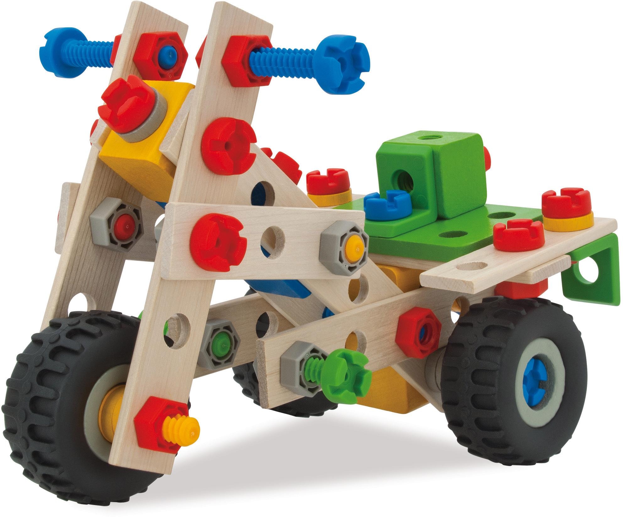 Eichhorn Konstruktionsspielsteine »Constructor Quad, 110-tlg.«, (110 St.), Made in Germany, FSC®- schützt Wald - weltweit