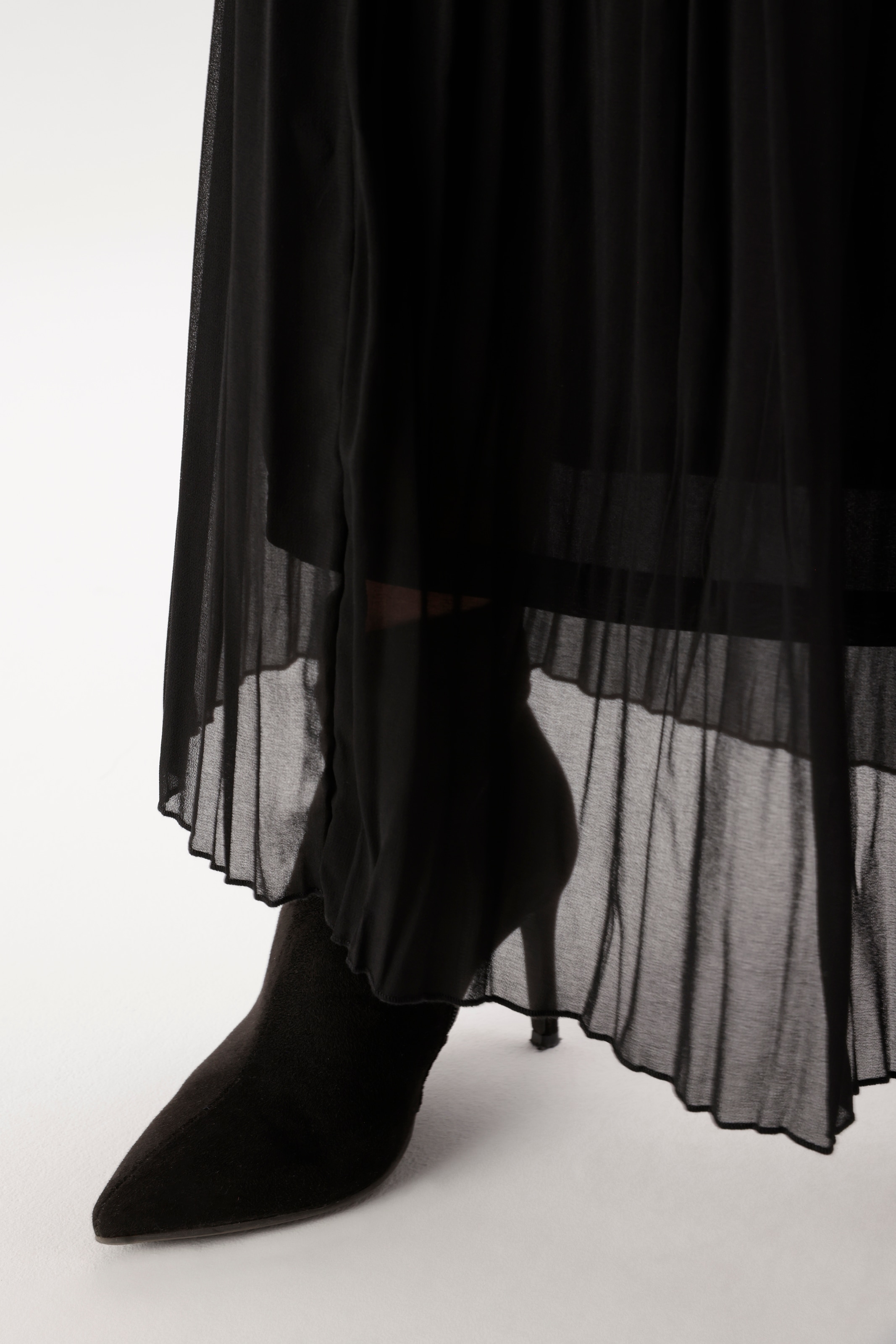 Aniston SELECTED Plisseerock plissierter, leicht transparenter Chiffon, gefüttert - NEUE KOLLEKTION