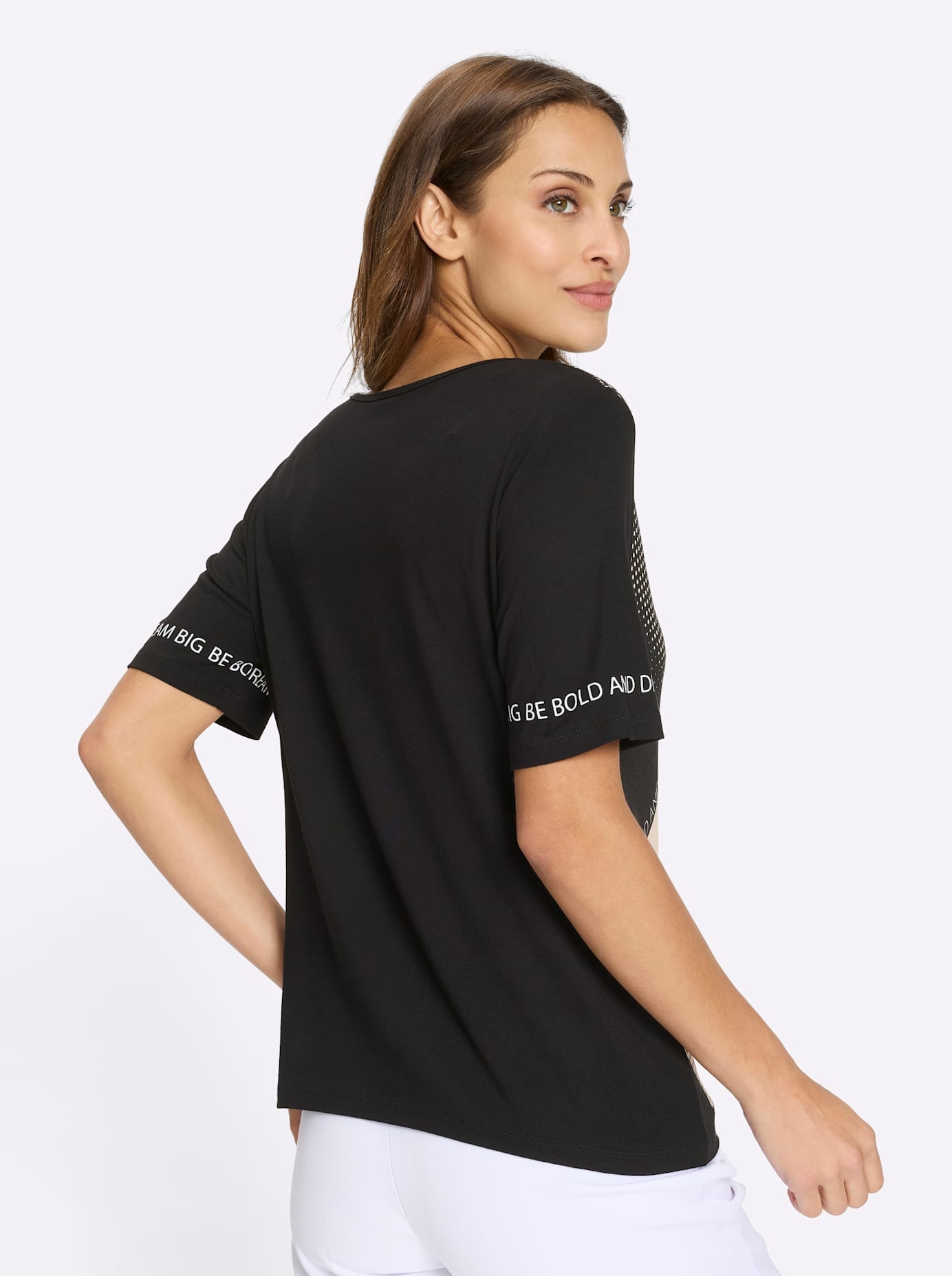 Inspirationen Rundhalsshirt »Kurzarm-Shirt« 1 tlg.