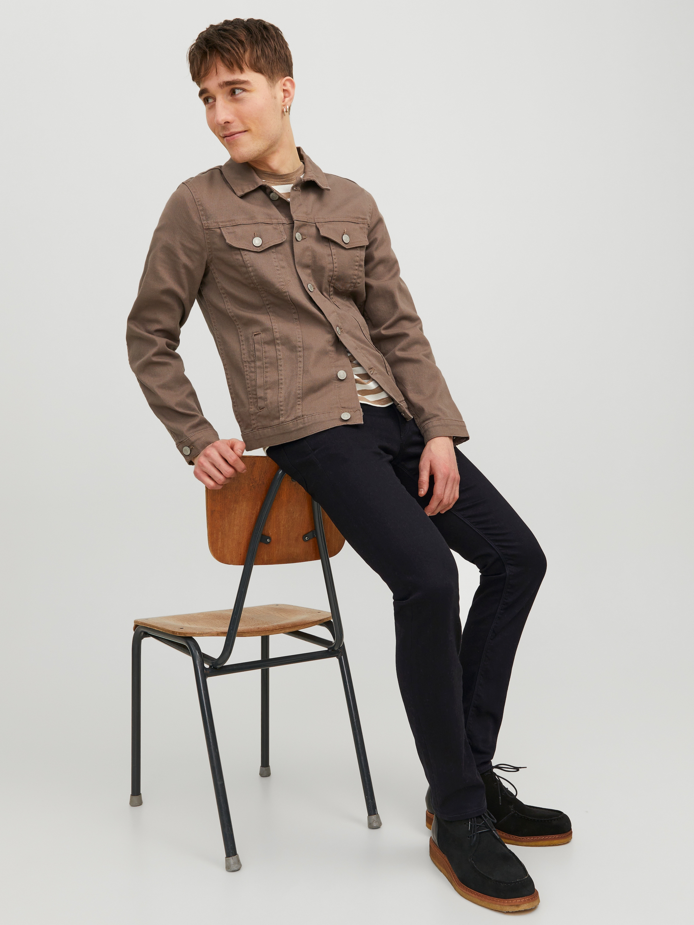 Jack & Jones Slim-fit-Jeans »JJIGLENN JJFELIX AM 446 NOOS« mit schmaler Beinform